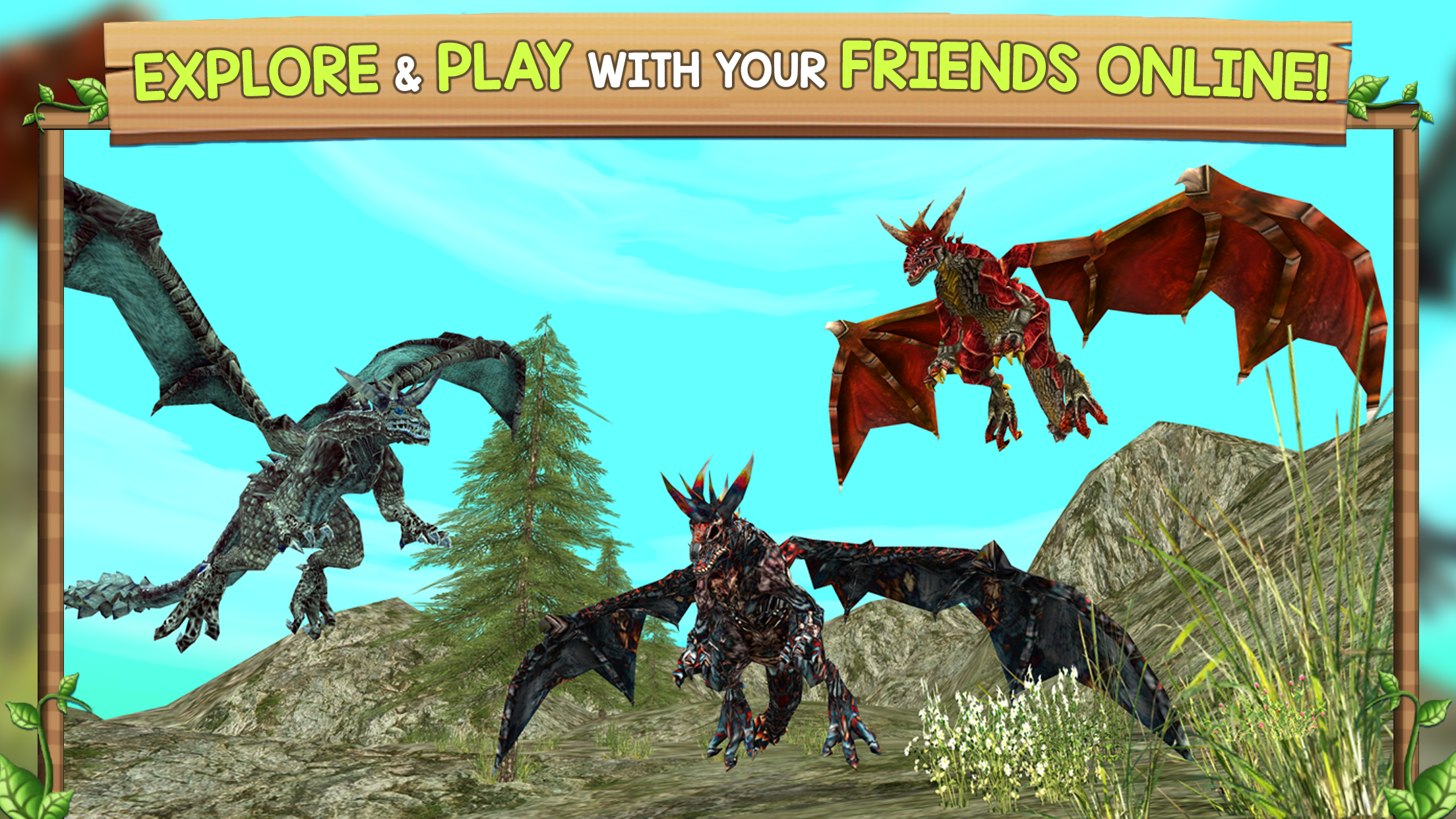 اسکرین شات 4 بازی Dragon Sim Online: Be A Dragon