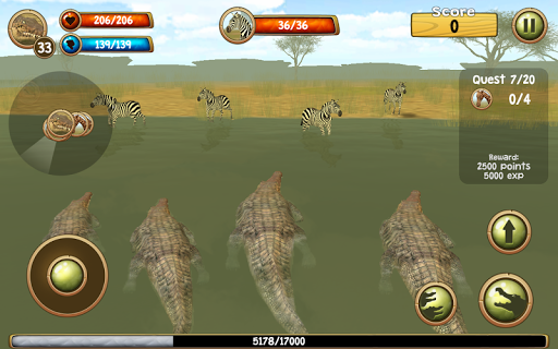 اسکرین شات 2 بازی Wild Crocodile Simulator 3D