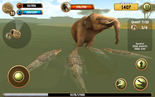 اسکرین شات 4 بازی Wild Crocodile Simulator 3D
