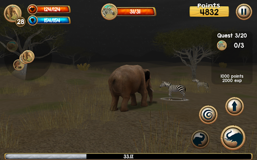 اسکرین شات 5 بازی Wild Elephant Sim 3D