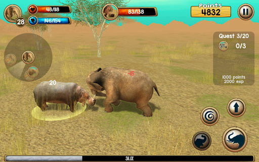 اسکرین شات 3 بازی Wild Elephant Sim 3D
