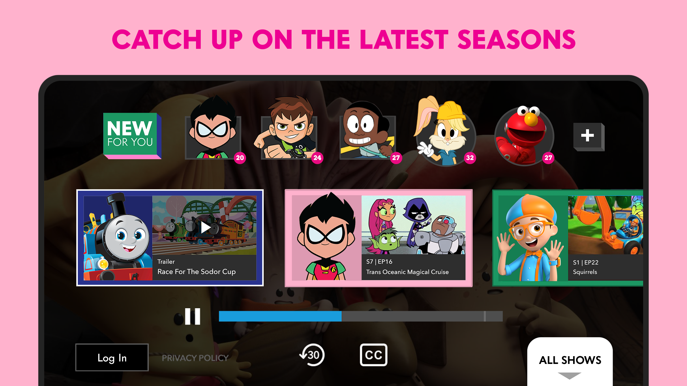 اسکرین شات 2 برنامه Cartoon Network App