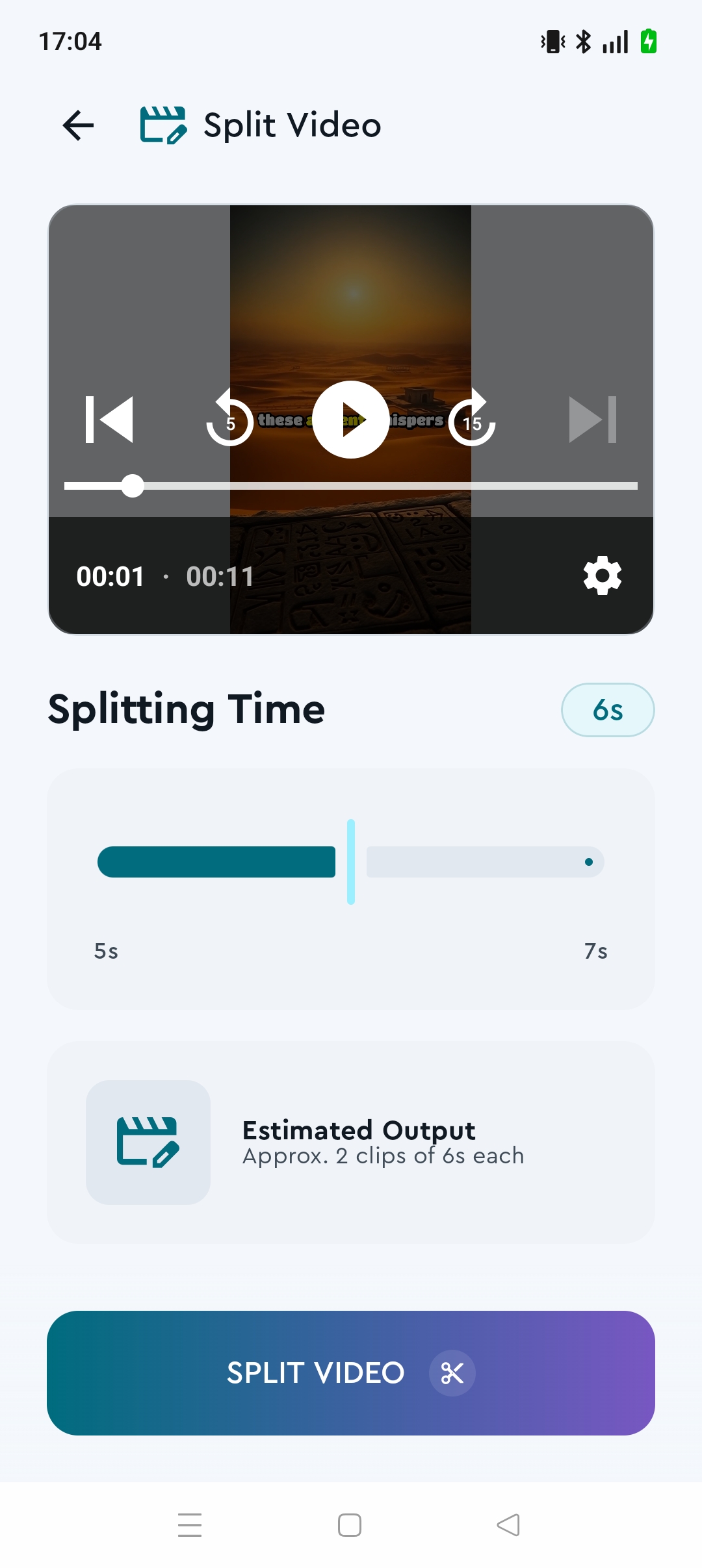 اسکرین شات 2 برنامه Video Cutter for Long Story
