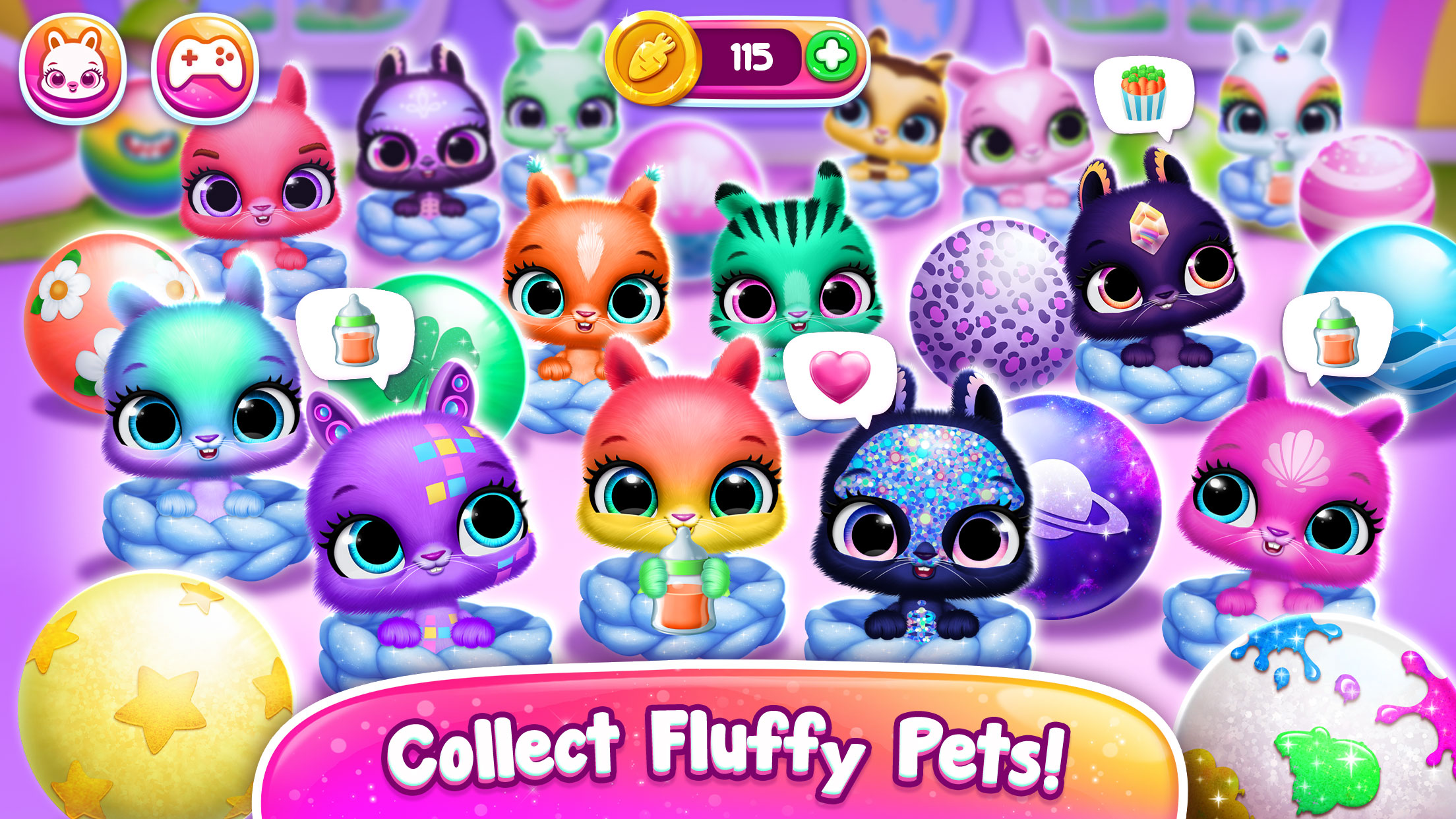 اسکرین شات 4 بازی Bunnsies - Happy Pet World