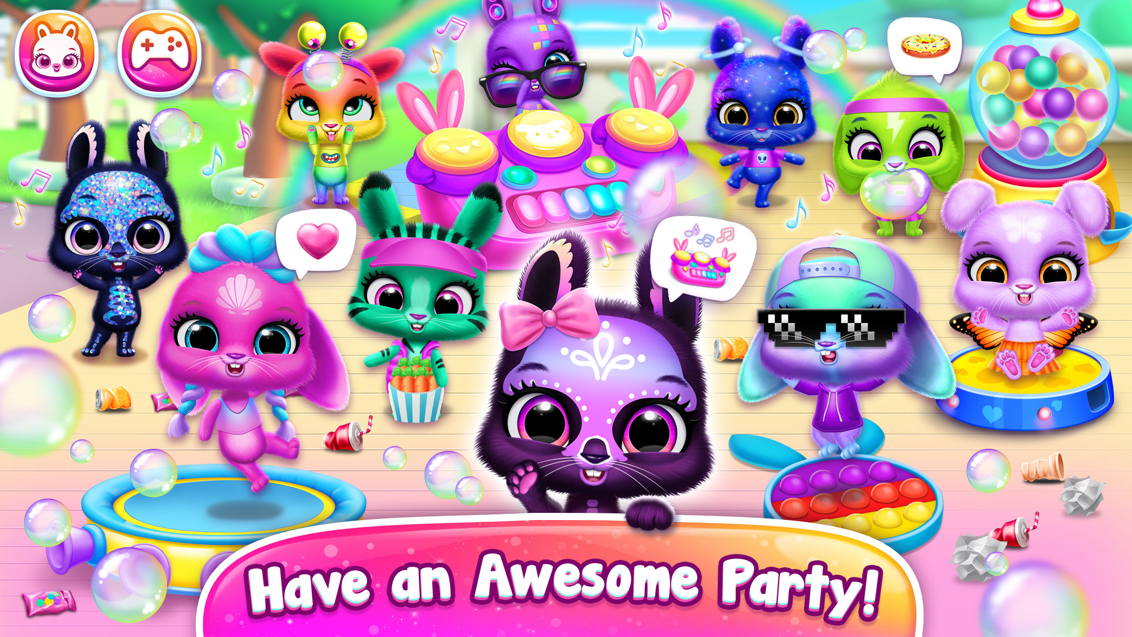 اسکرین شات 7 بازی Bunnsies - Happy Pet World