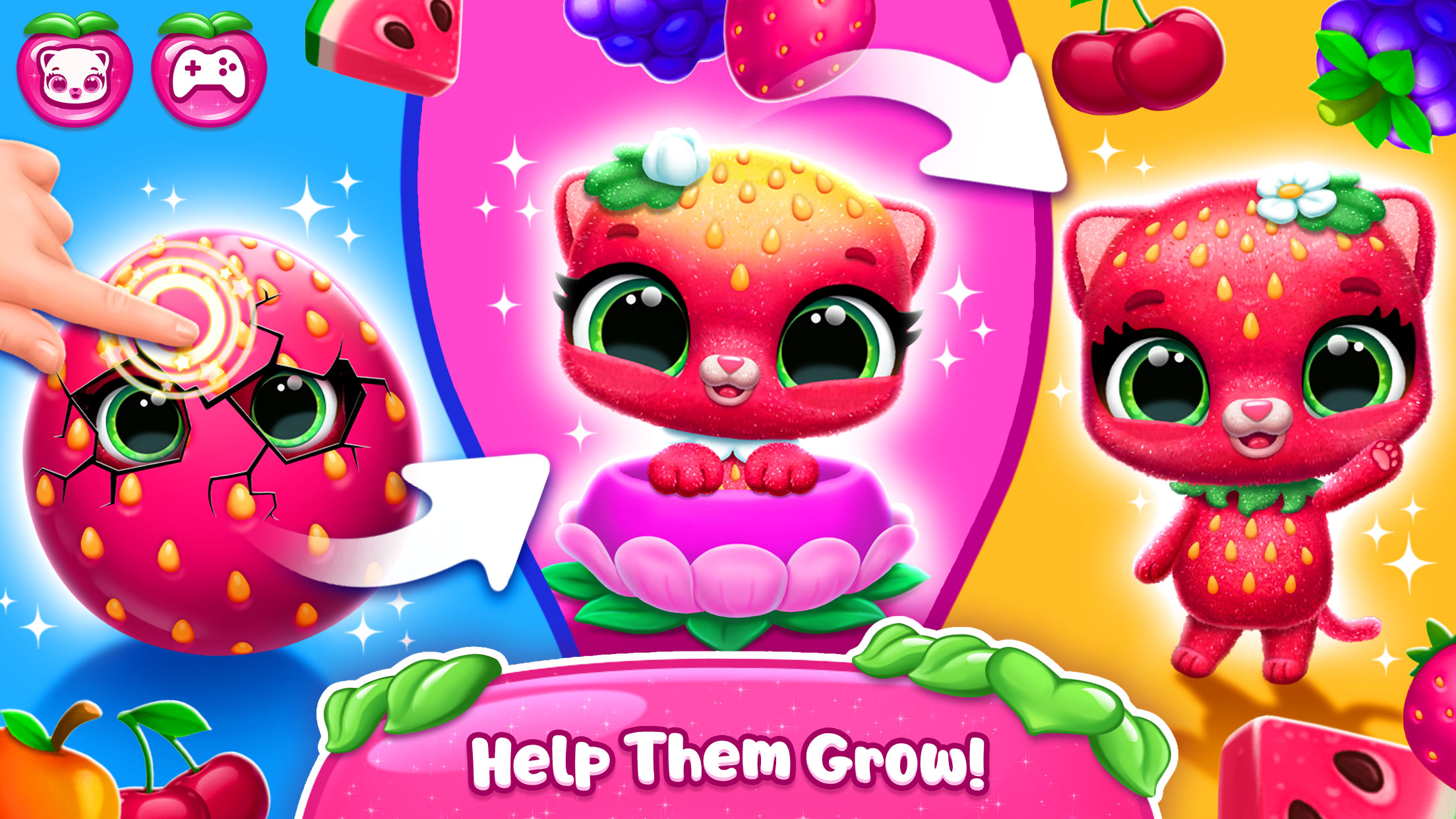 اسکرین شات 5 بازی Fruitsies - Pet Friends