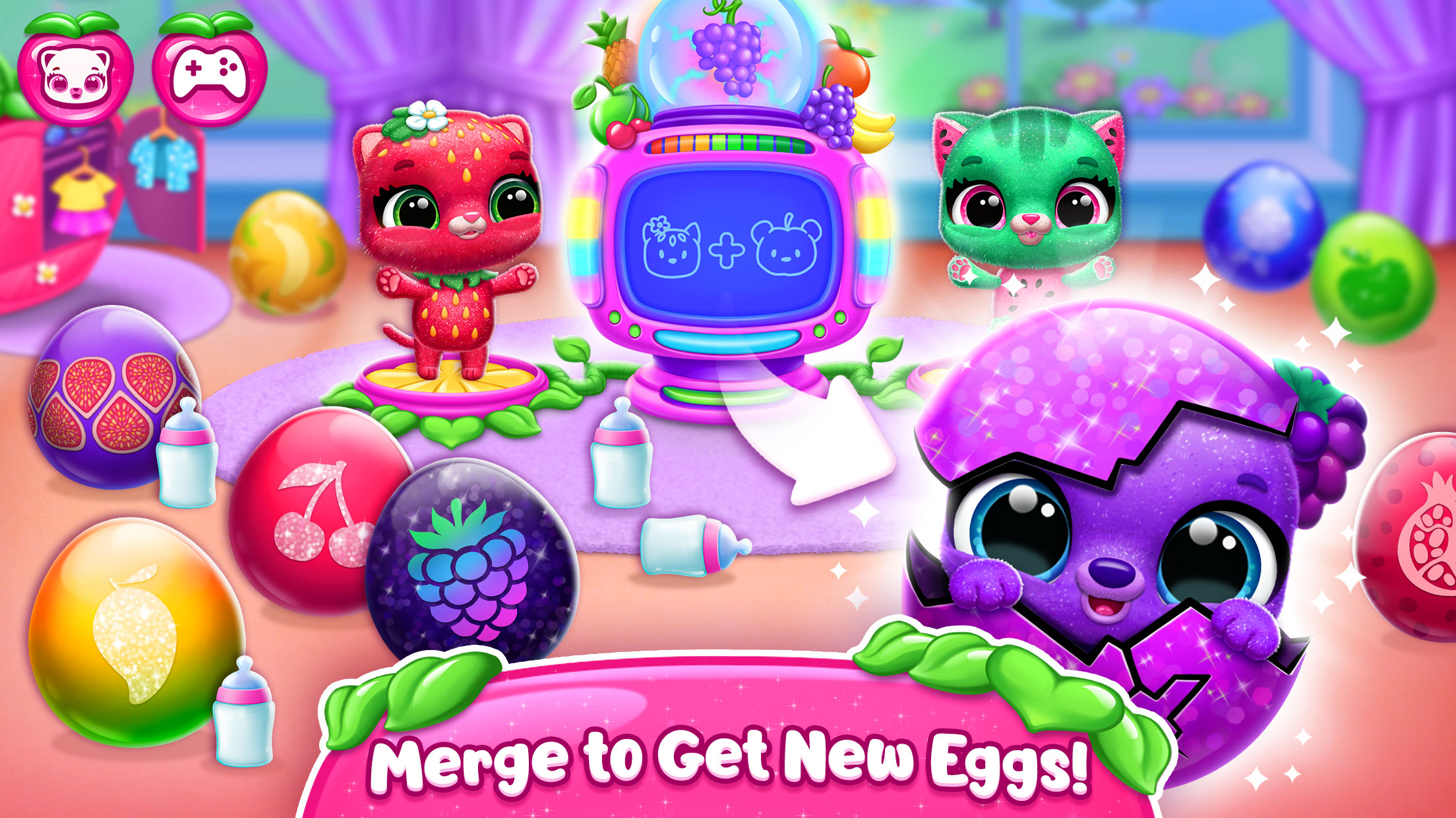 اسکرین شات 3 بازی Fruitsies - Pet Friends
