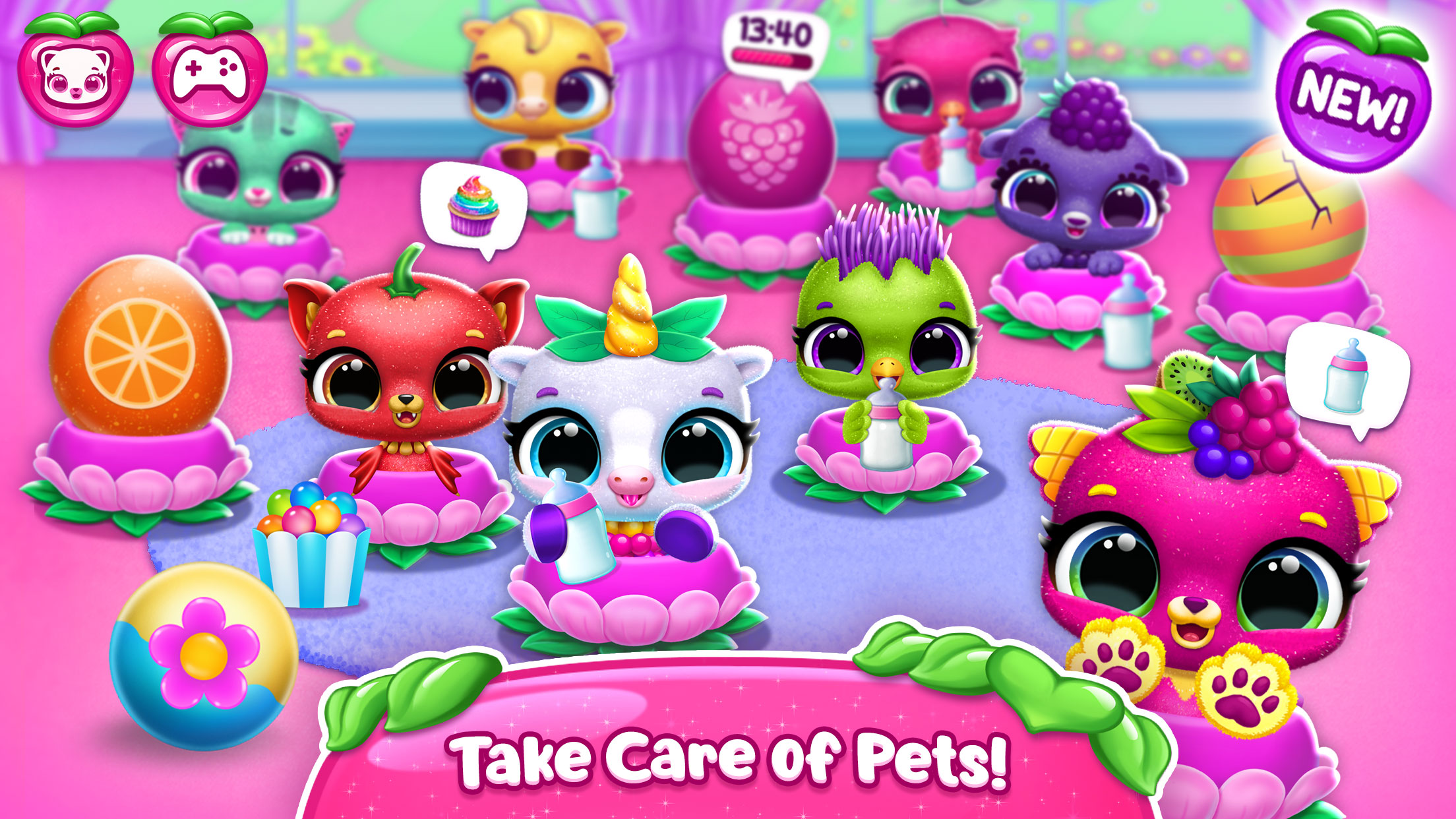 اسکرین شات 4 بازی Fruitsies - Pet Friends