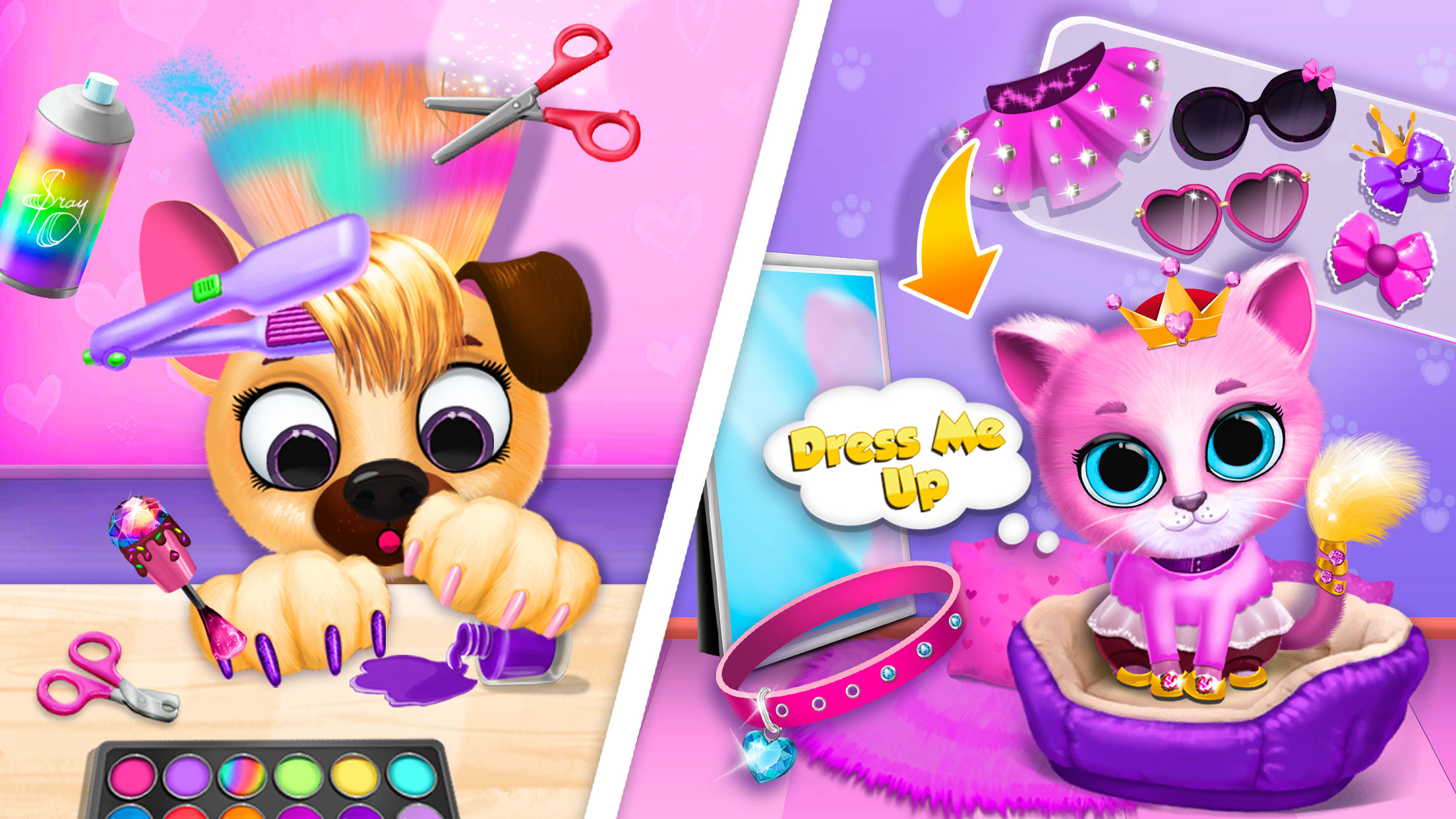 اسکرین شات 6 بازی Kiki & Fifi Pet Beauty Salon
