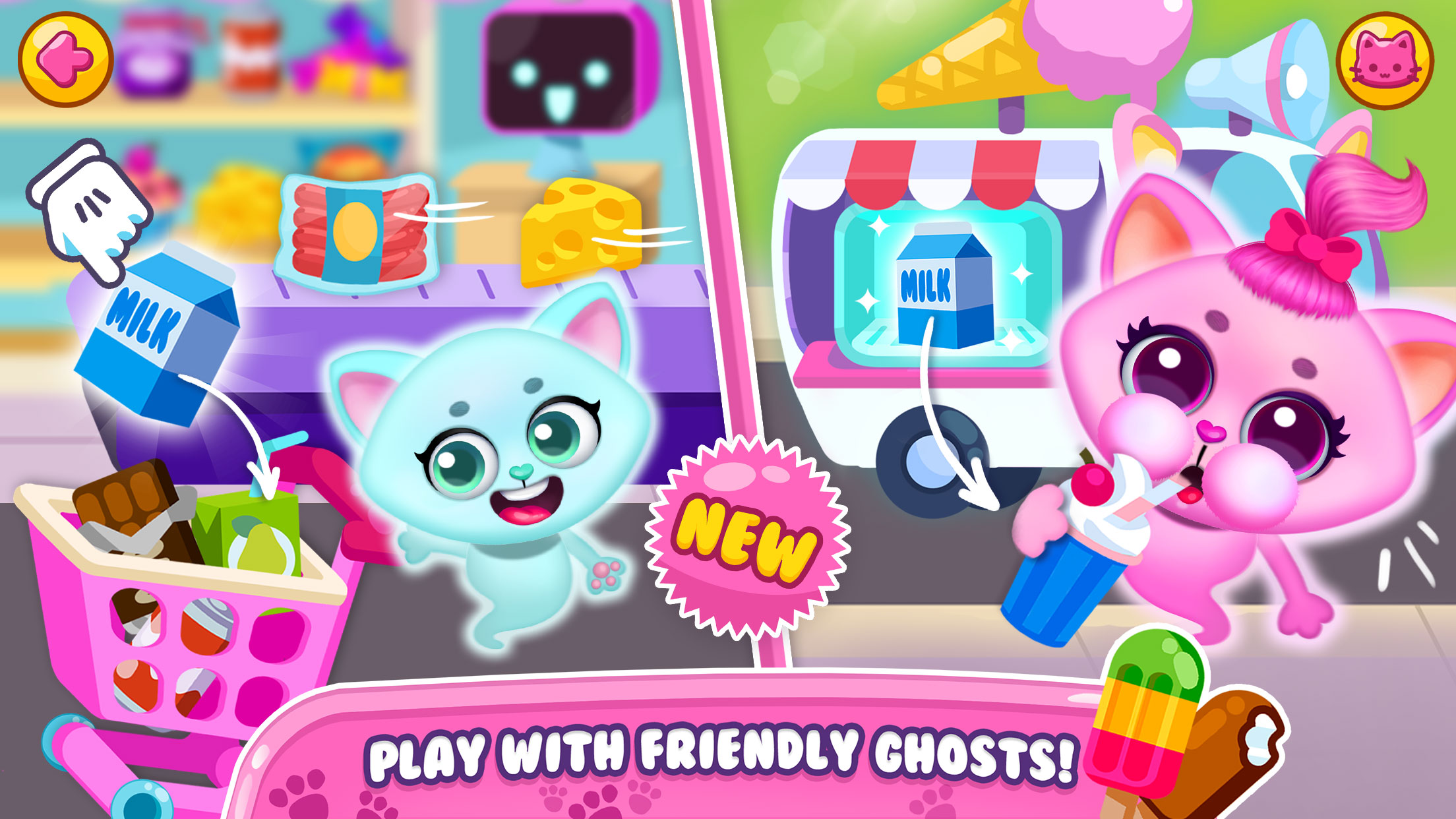 اسکرین شات 4 بازی Little Kitty Town