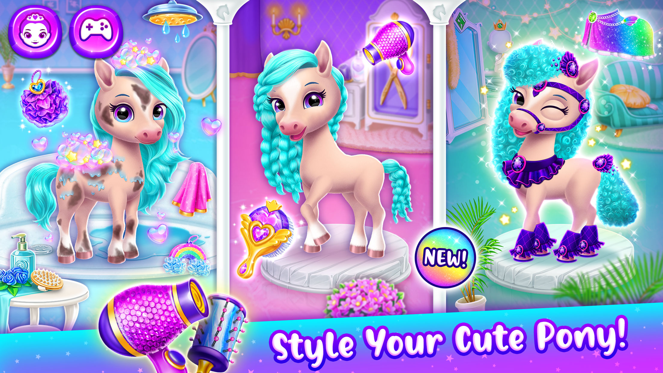اسکرین شات 2 بازی Princesses - Enchanted Castle