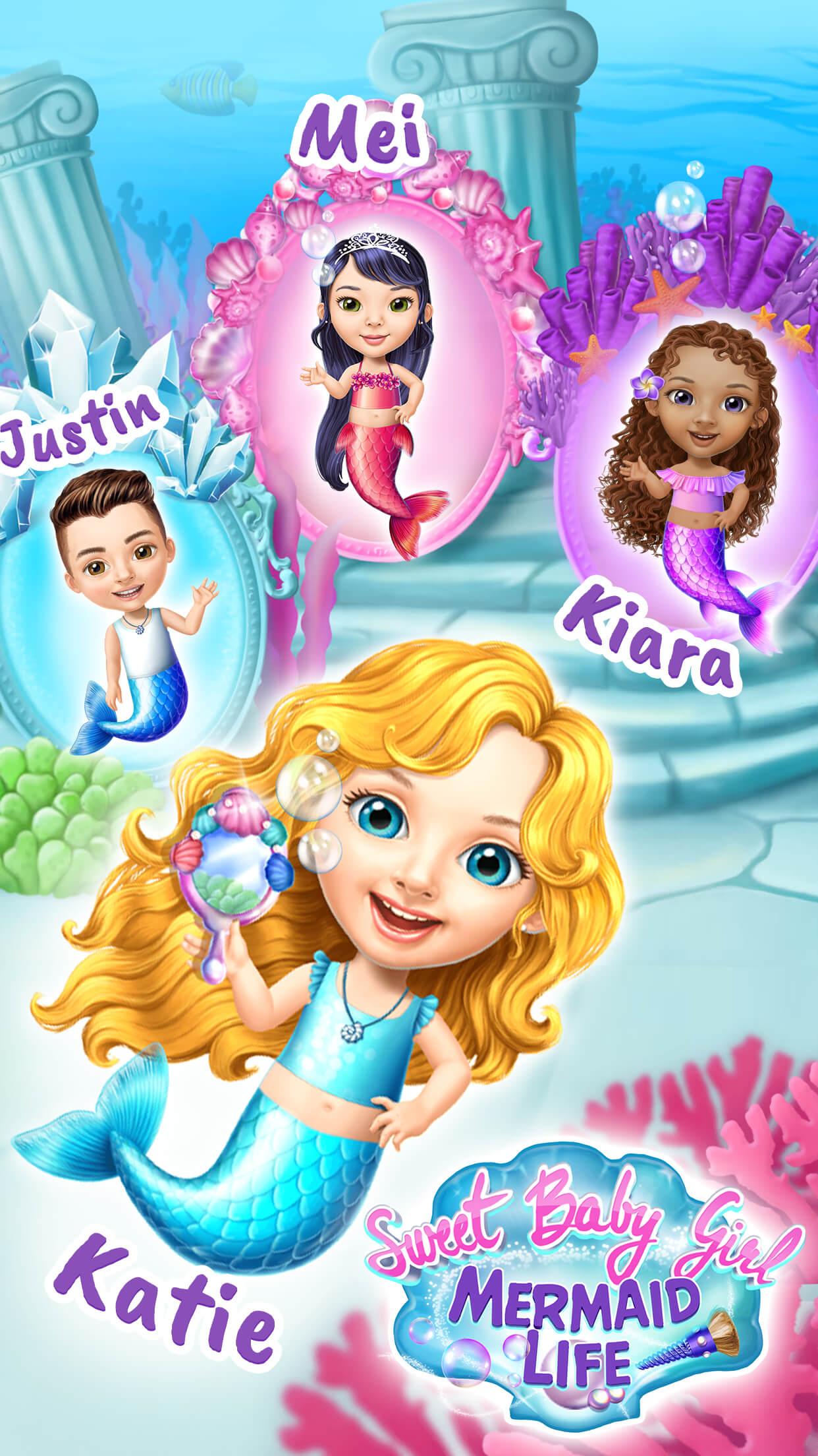 اسکرین شات 1 بازی Sweet Baby Girl Mermaid Life