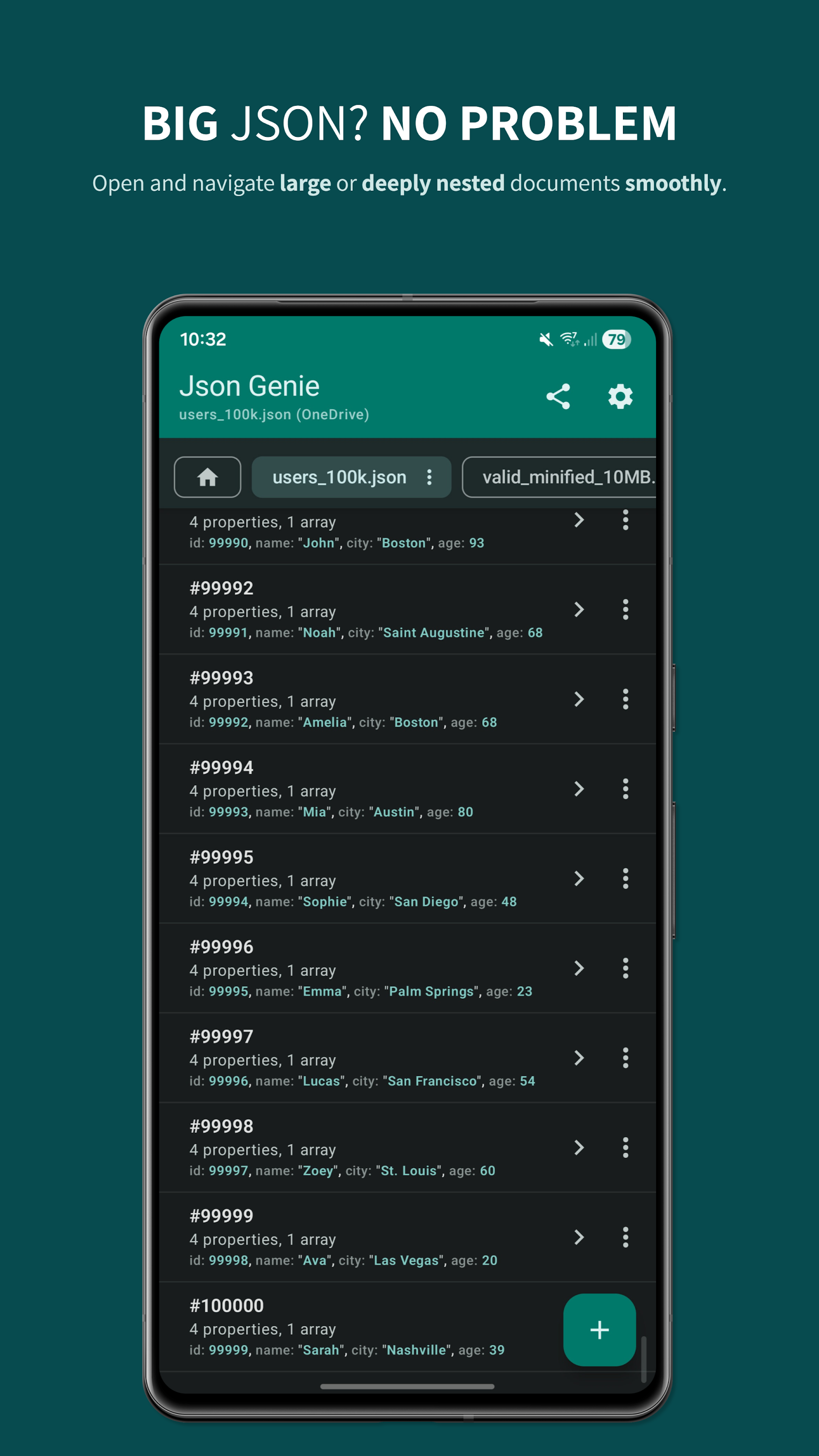اسکرین شات 6 برنامه Json Genie: JSON Viewer/Editor