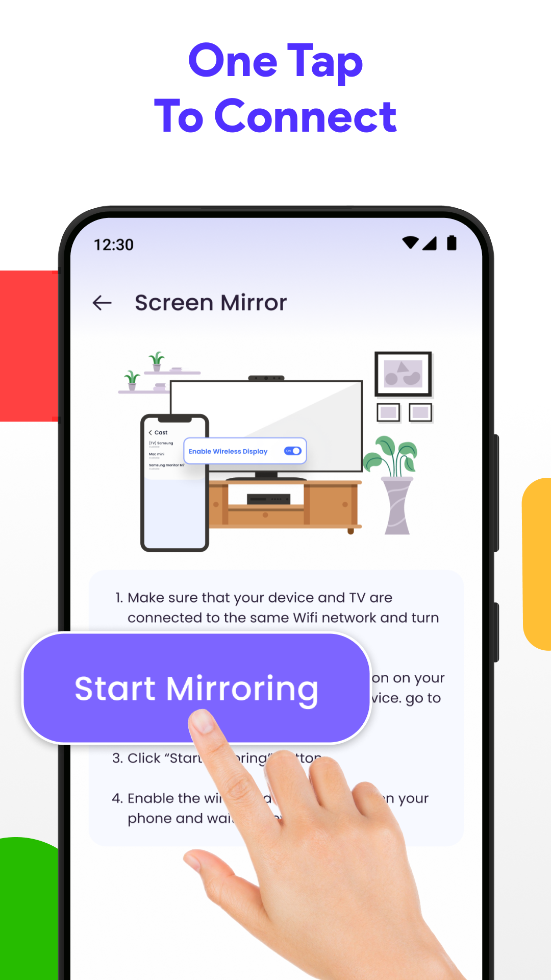 اسکرین شات 7 برنامه Cast To TV - Screen Sharing