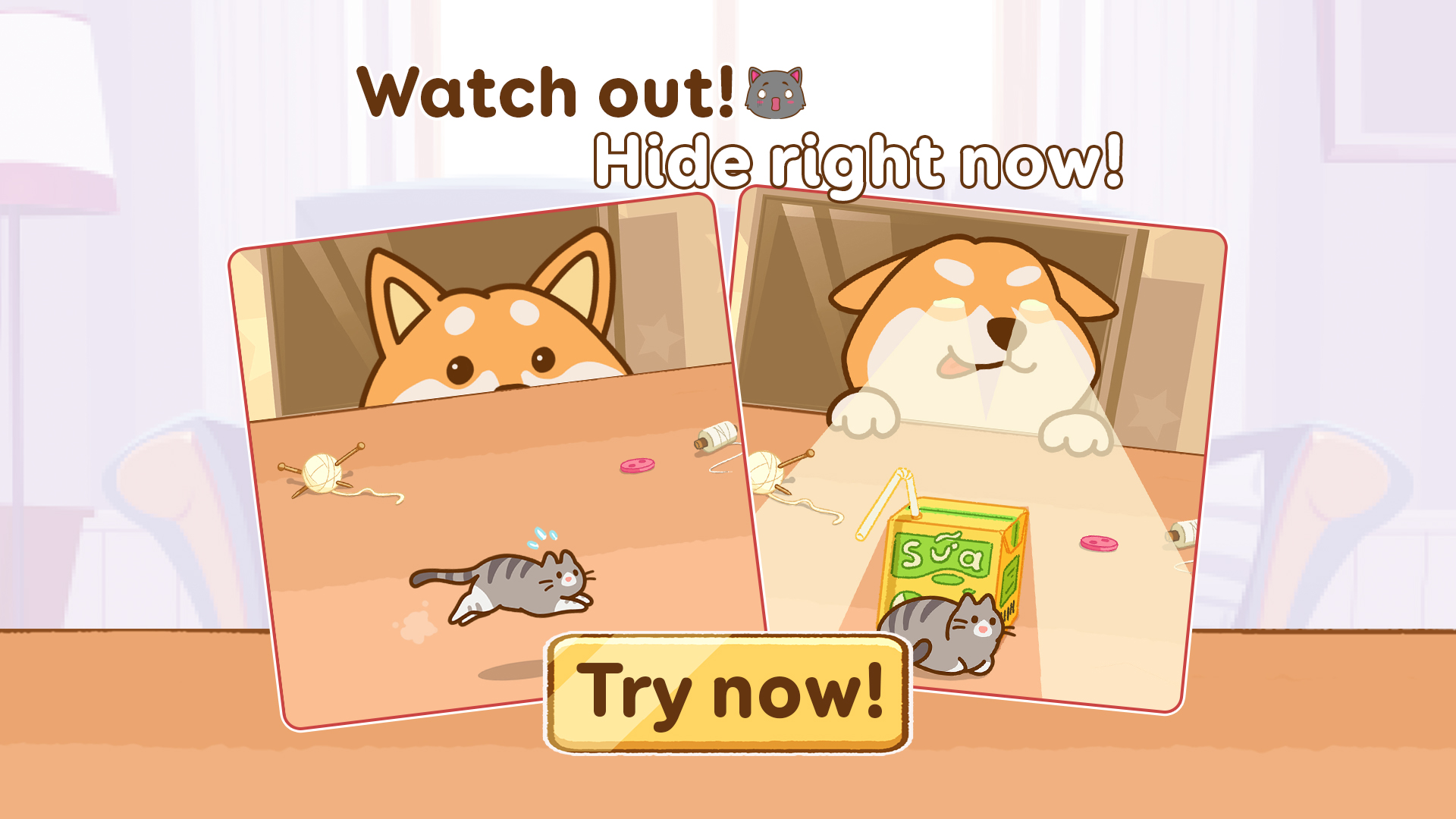 اسکرین شات 7 بازی Hide And Seek: Cute Cat Escape