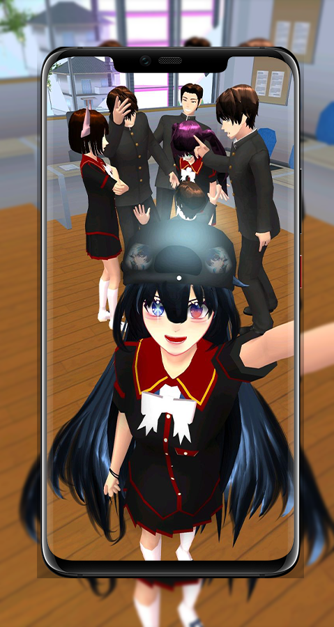 اسکرین شات 4 برنامه Sakura Wallpaper School 4K