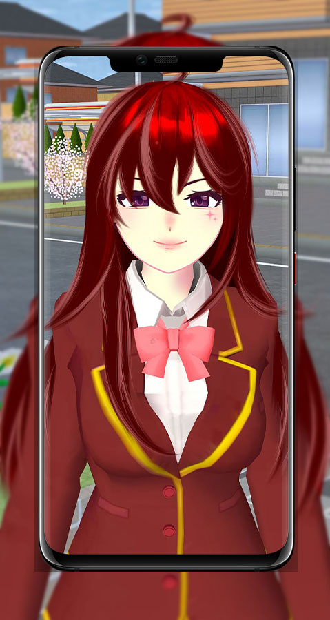 اسکرین شات 2 برنامه Sakura Wallpaper School 4K