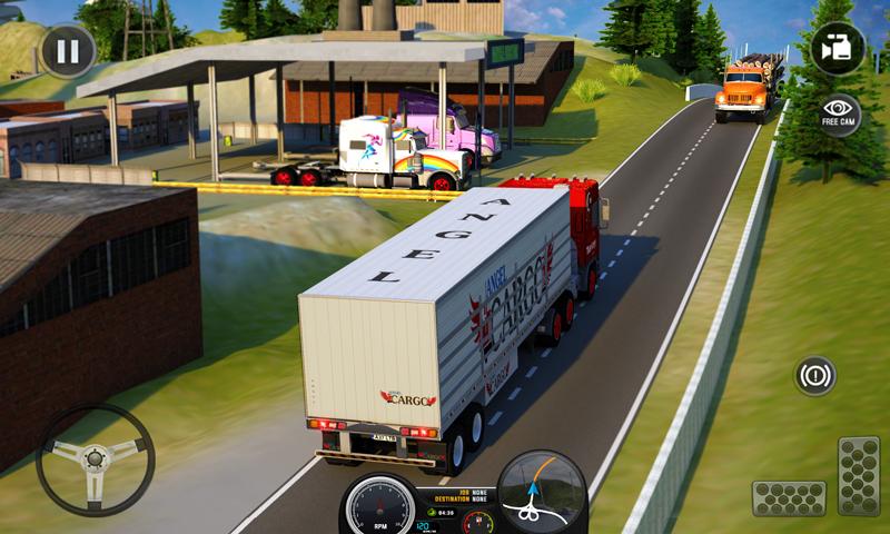 اسکرین شات 7 برنامه Euro Truck Driver: Truck Games