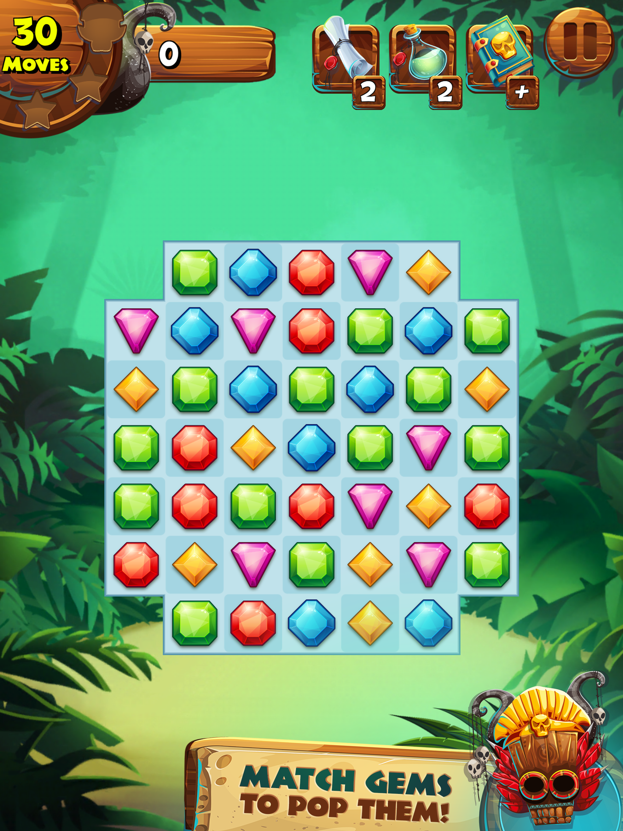 اسکرین شات 6 بازی Jungle Mash - Match 3 Jewels