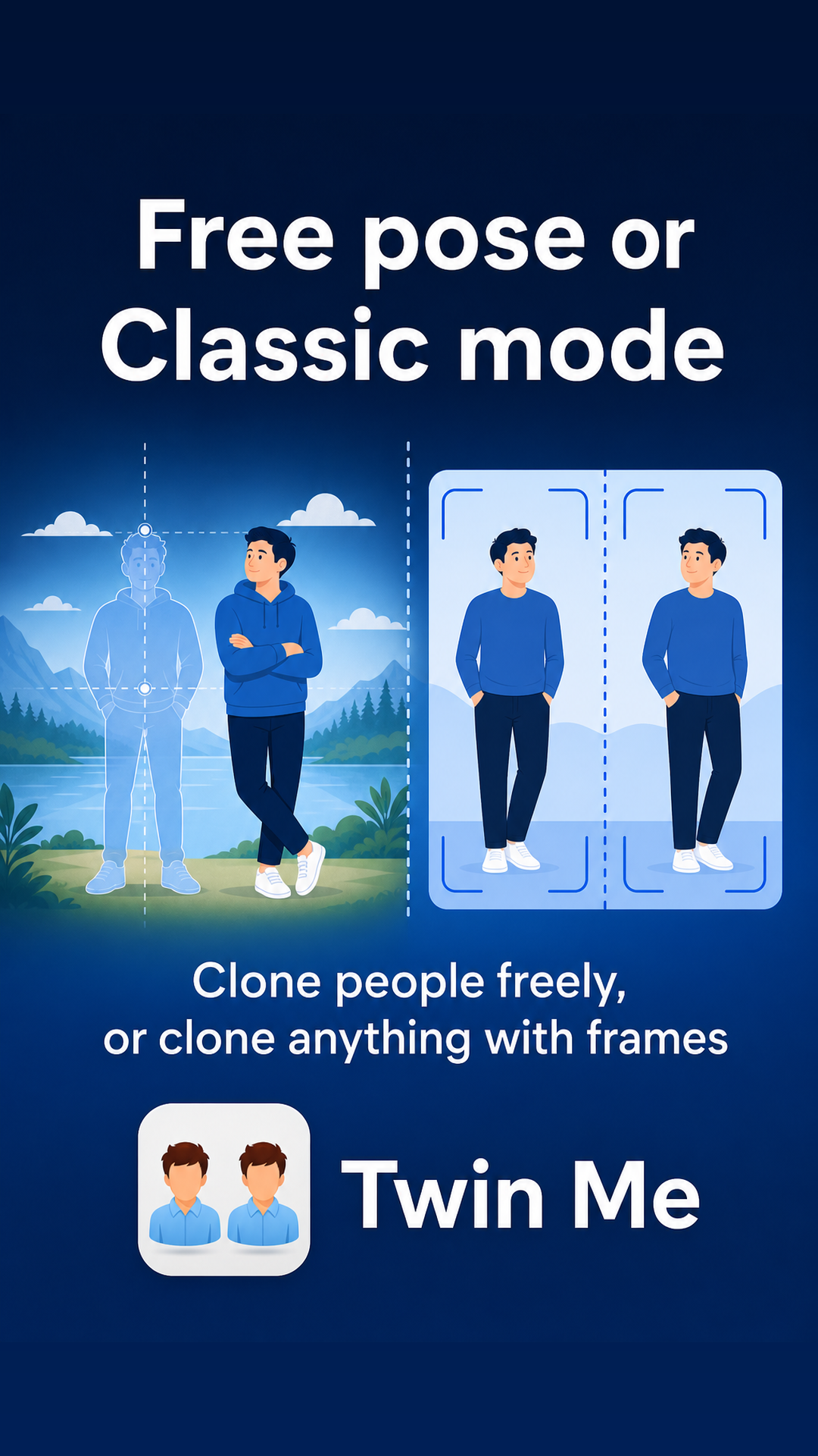 اسکرین شات 5 برنامه AI Clone Camera - Twin Me!