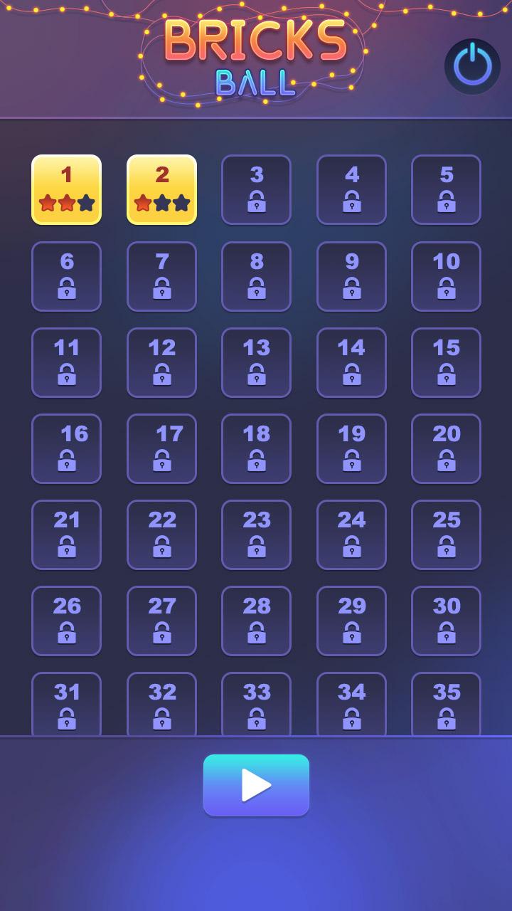 اسکرین شات 1 بازی Bricks ball-phyisics breaker