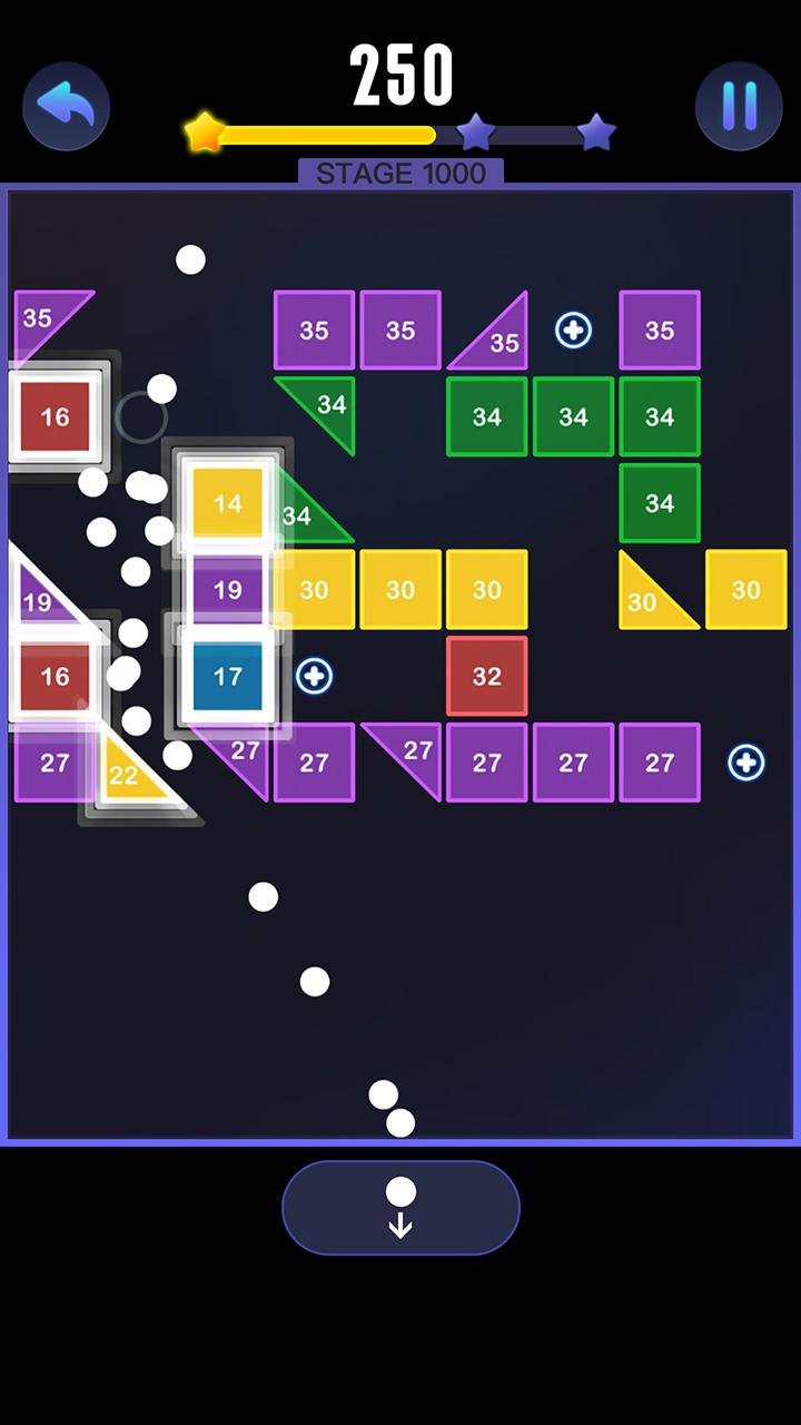 اسکرین شات 3 بازی Bricks ball-phyisics breaker