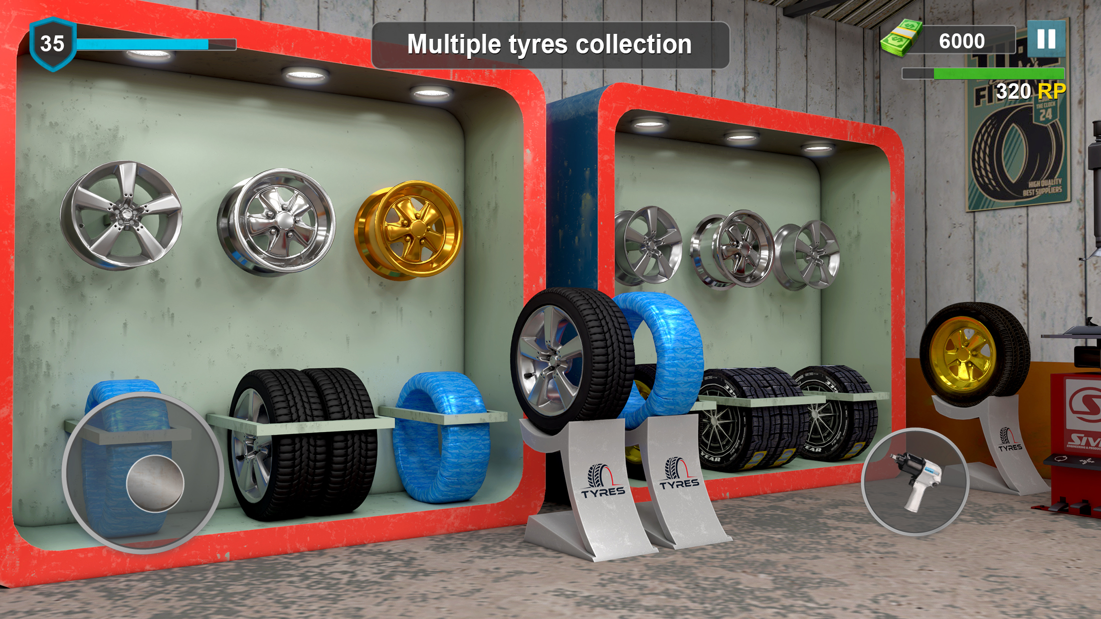 اسکرین شات 4 بازی Tire Shop: Car Mechanic Games