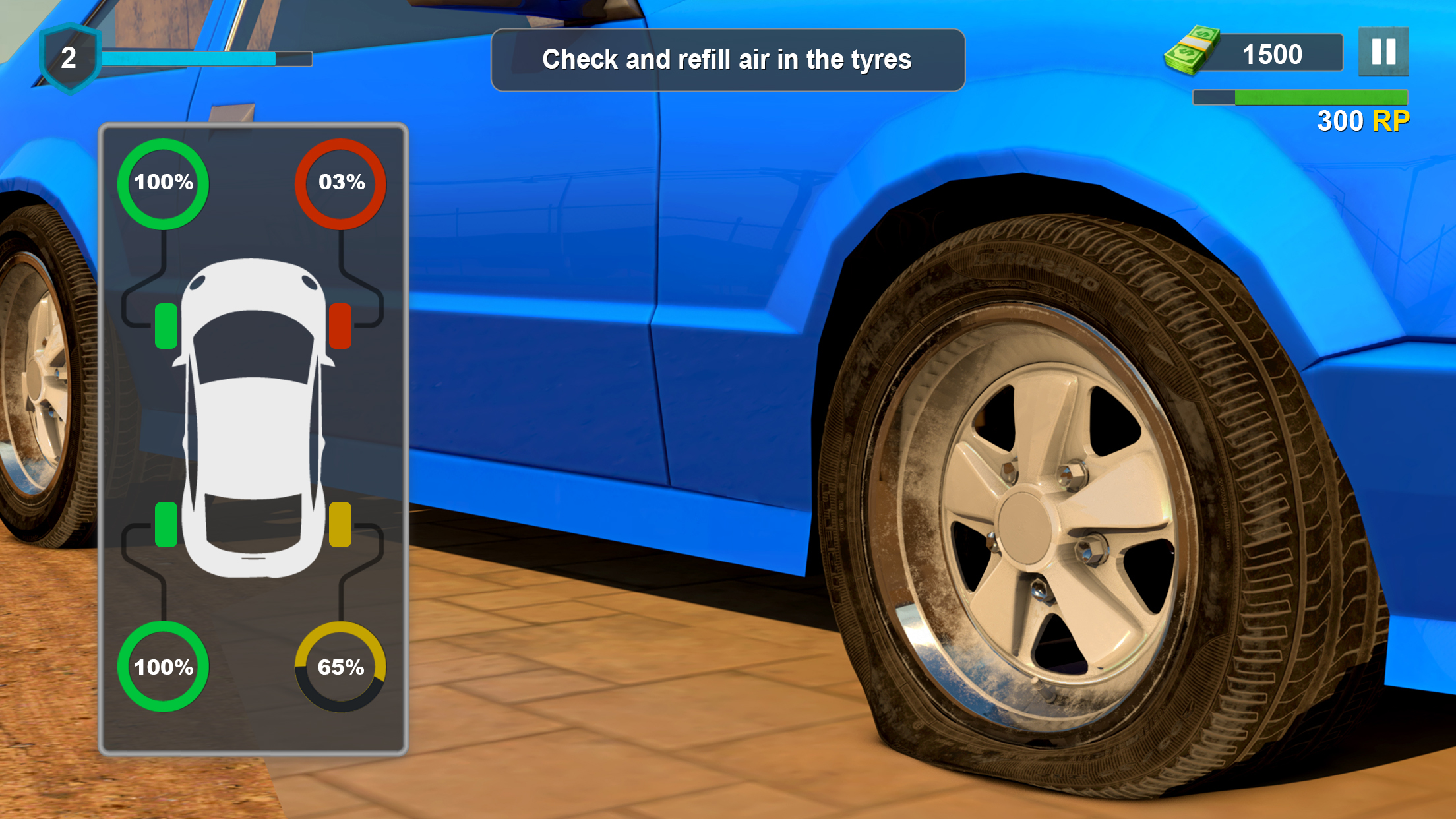 اسکرین شات 1 بازی Tire Shop: Car Mechanic Games