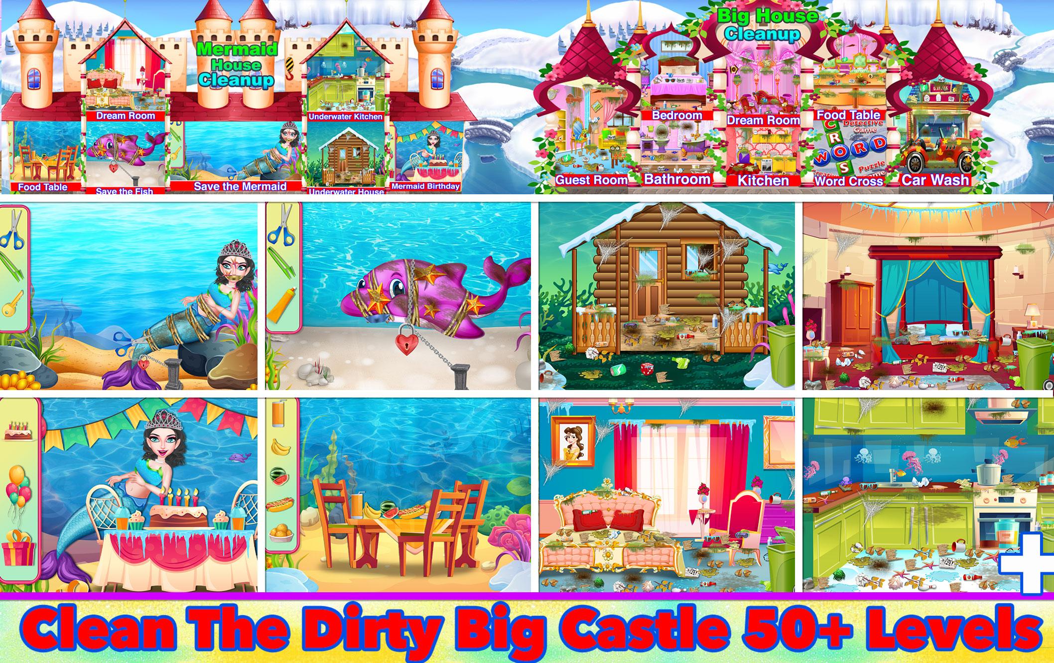 اسکرین شات 3 بازی Winter Princess House Cleaning