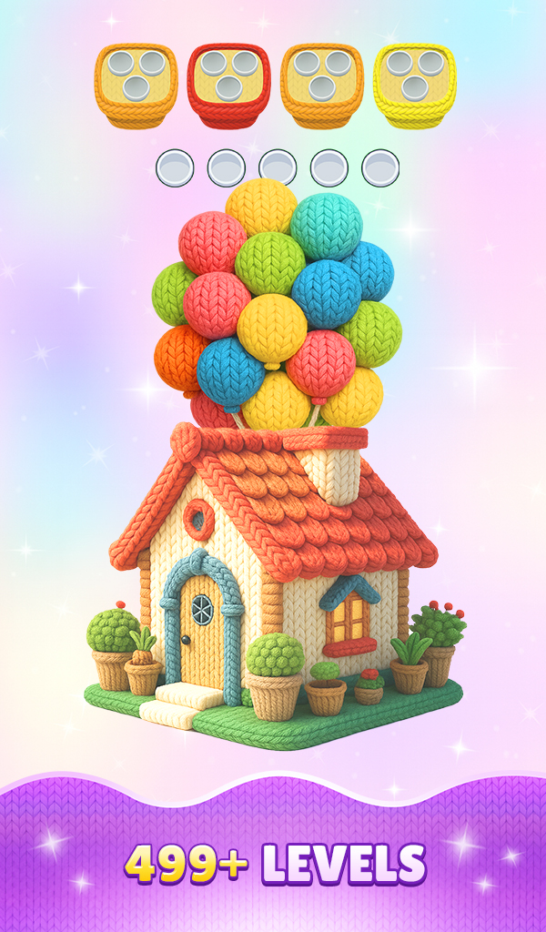 اسکرین شات 7 بازی Yarn Sort 3D: Jam Puzzle