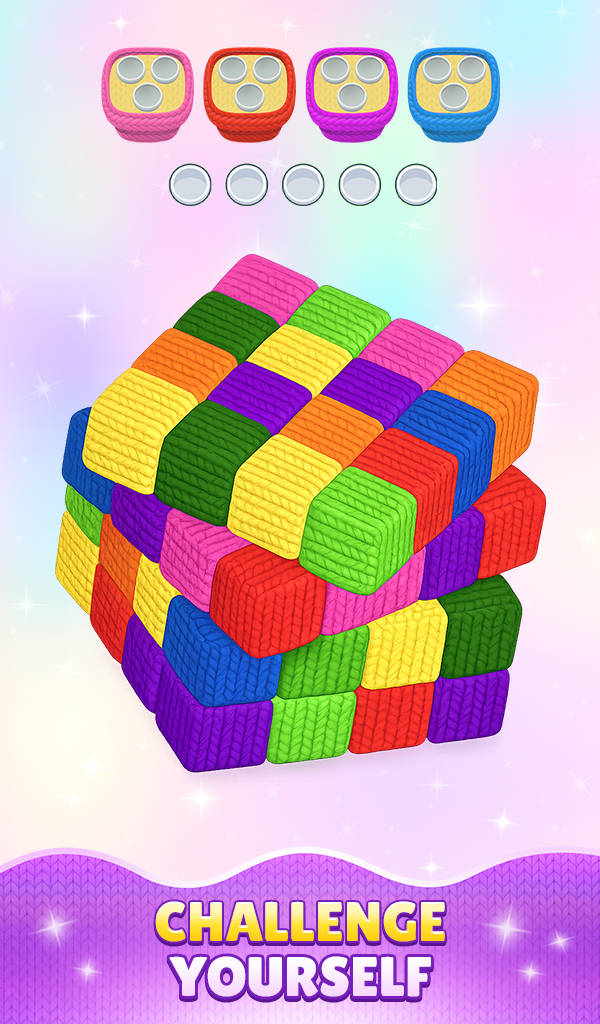 اسکرین شات 6 بازی Yarn Sort 3D: Jam Puzzle
