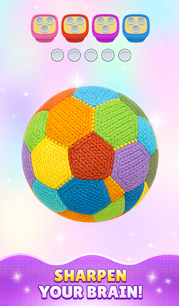 اسکرین شات 4 بازی Yarn Sort 3D: Jam Puzzle