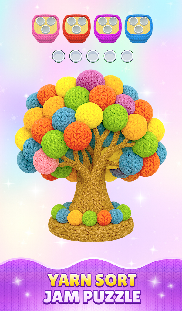 اسکرین شات 8 بازی Yarn Sort 3D: Jam Puzzle