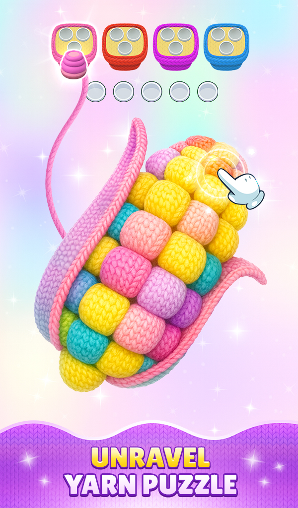 اسکرین شات 1 بازی Yarn Sort 3D: Jam Puzzle