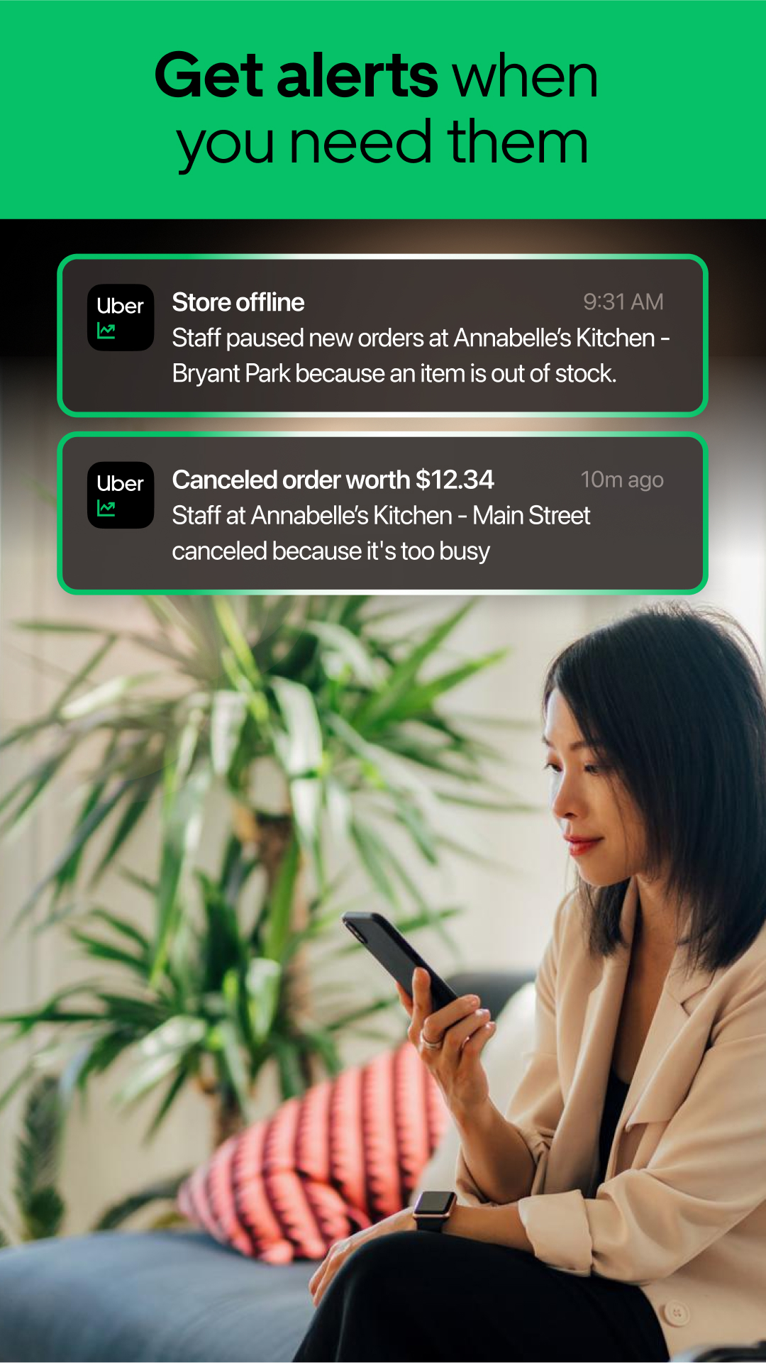 اسکرین شات 4 برنامه Uber Eats Manager