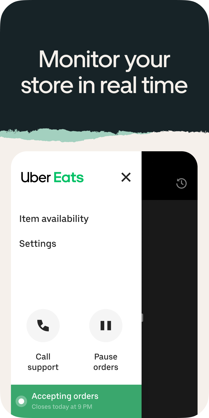 اسکرین شات 5 برنامه Uber Eats for restaurants