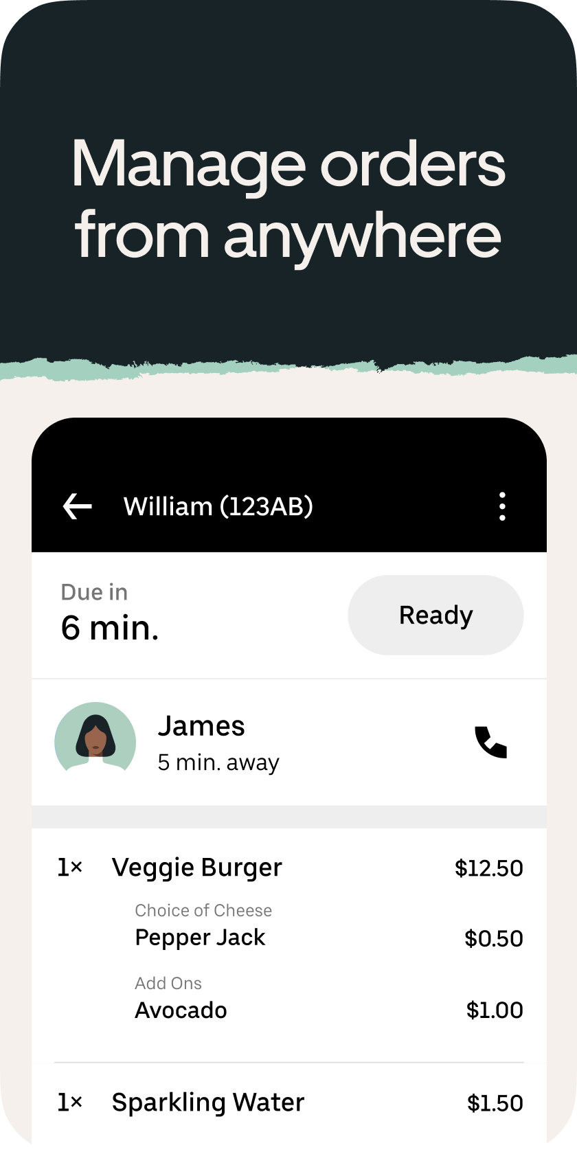 اسکرین شات 3 برنامه Uber Eats Order Manager