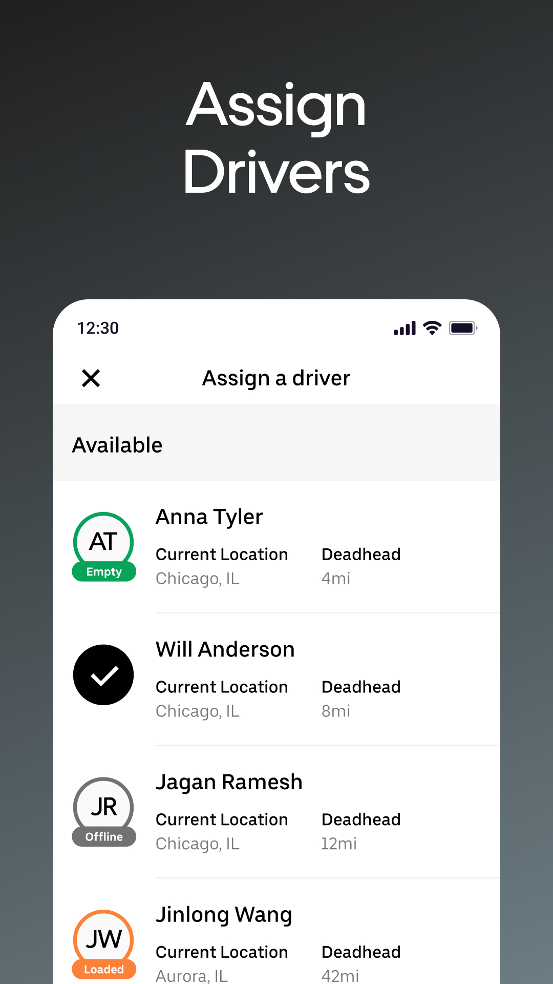 اسکرین شات 6 برنامه Uber Freight