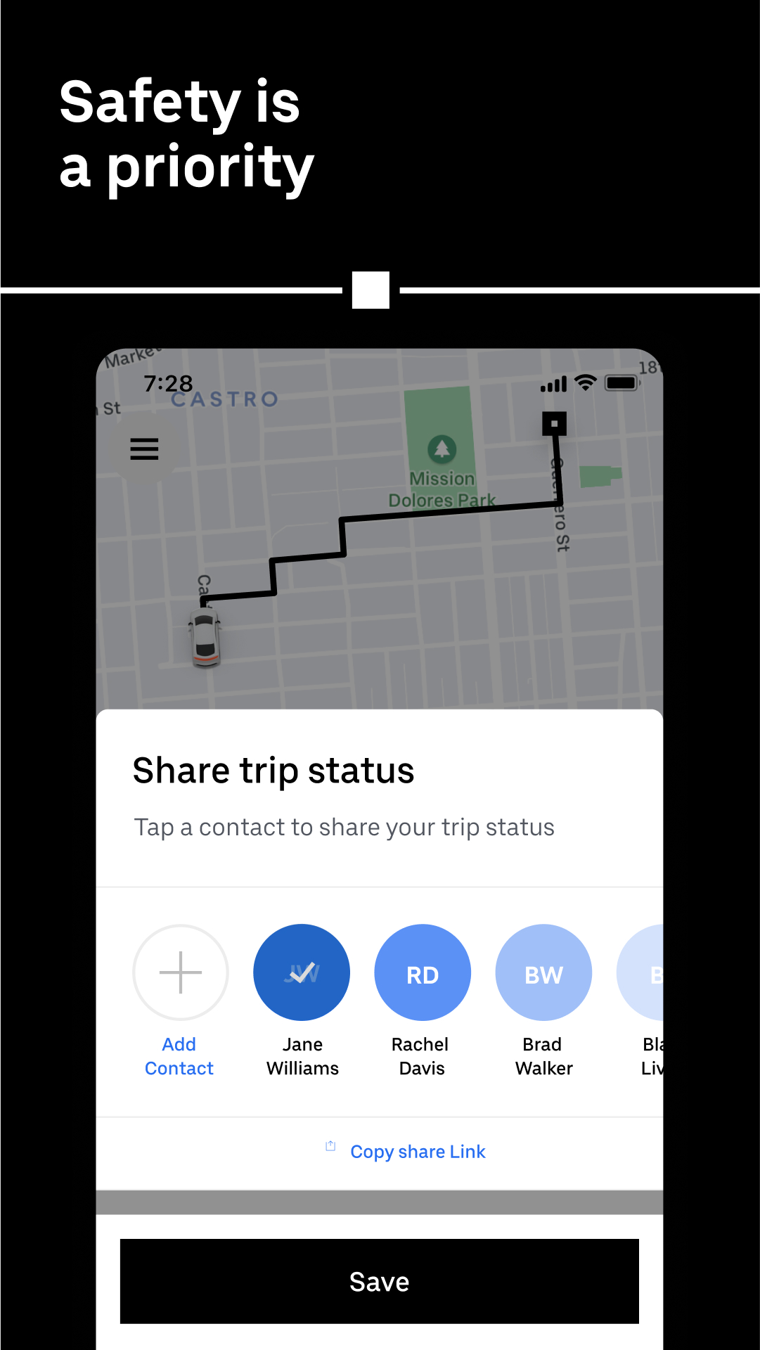 اسکرین شات 5 برنامه Uber Lite