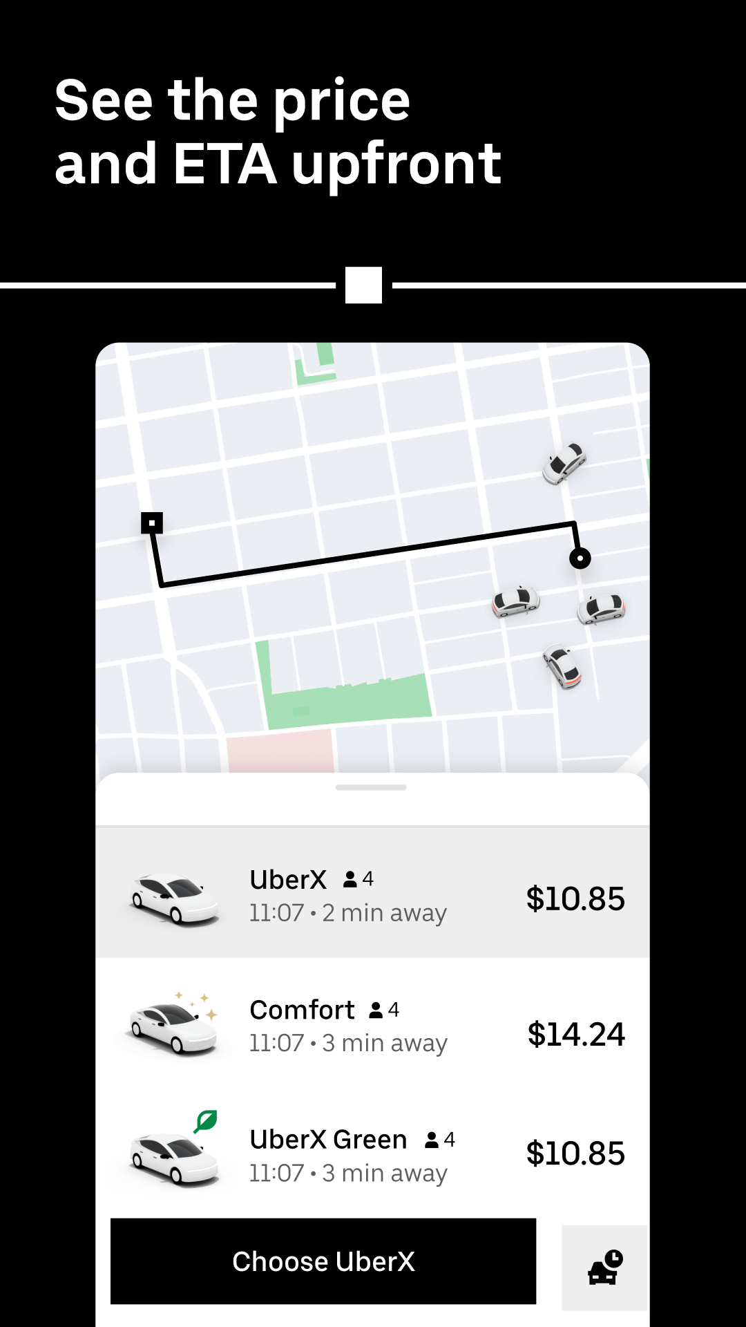 اسکرین شات 4 برنامه Uber Lite