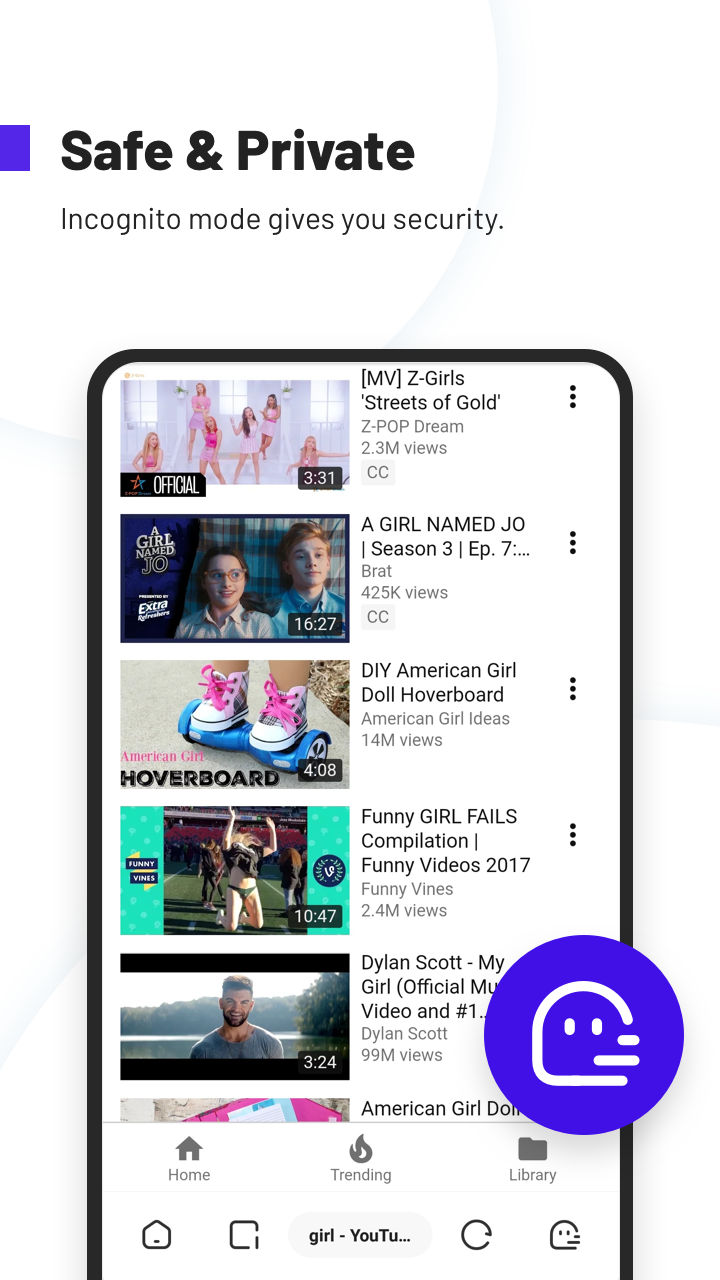 اسکرین شات 8 برنامه UC Browser Turbo- Fast Download, Secure, Ad Block