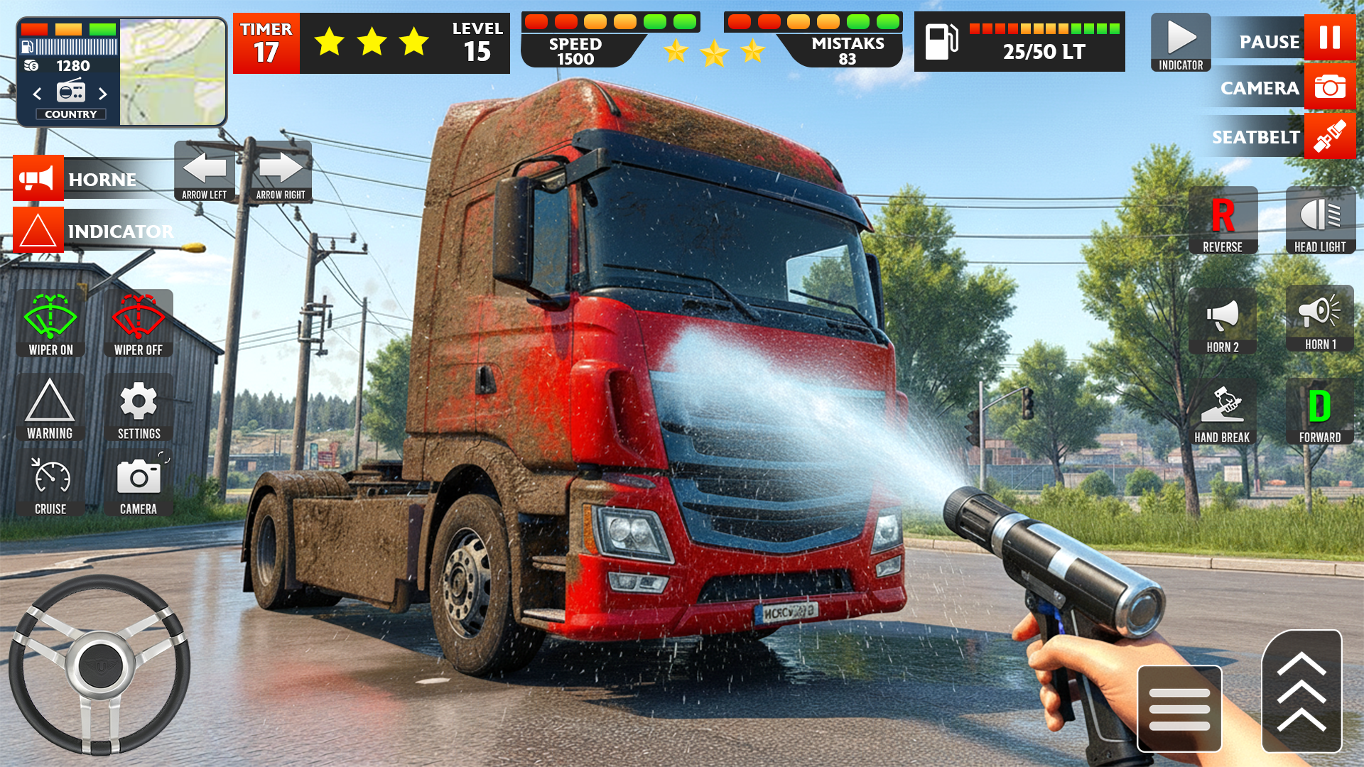 اسکرین شات 2 بازی City Truck Simulator Game 3D