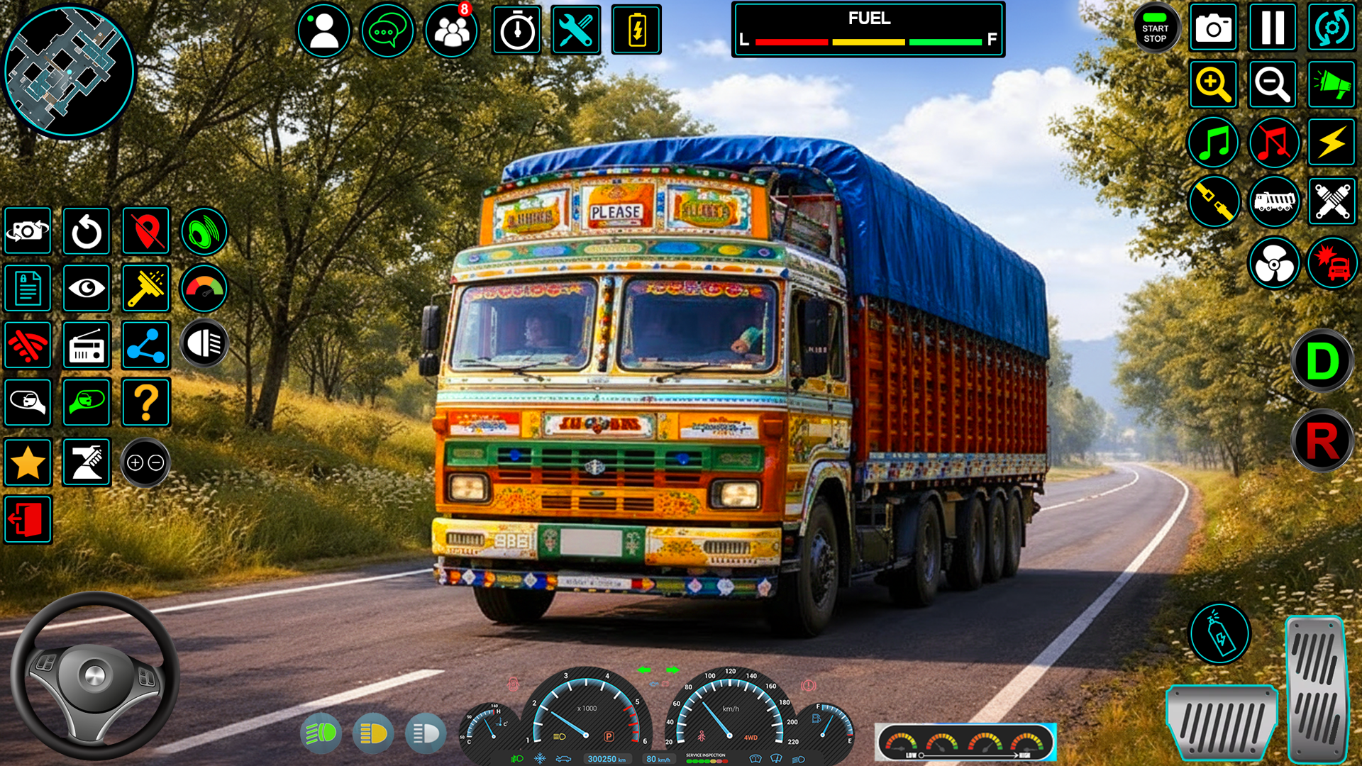 اسکرین شات 5 بازی Indian Truck: Truck Games 2025