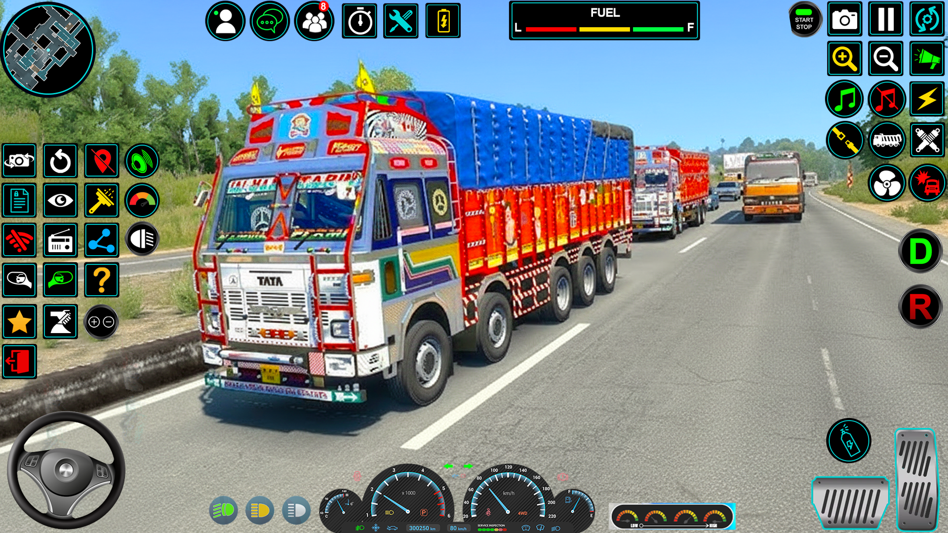 اسکرین شات 1 بازی Indian Truck: Truck Games 2025