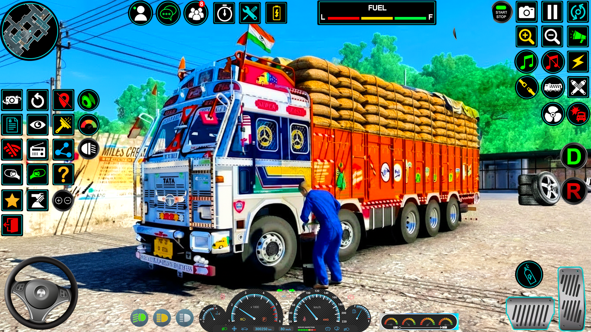 اسکرین شات 3 بازی Indian Truck: Truck Games 2025