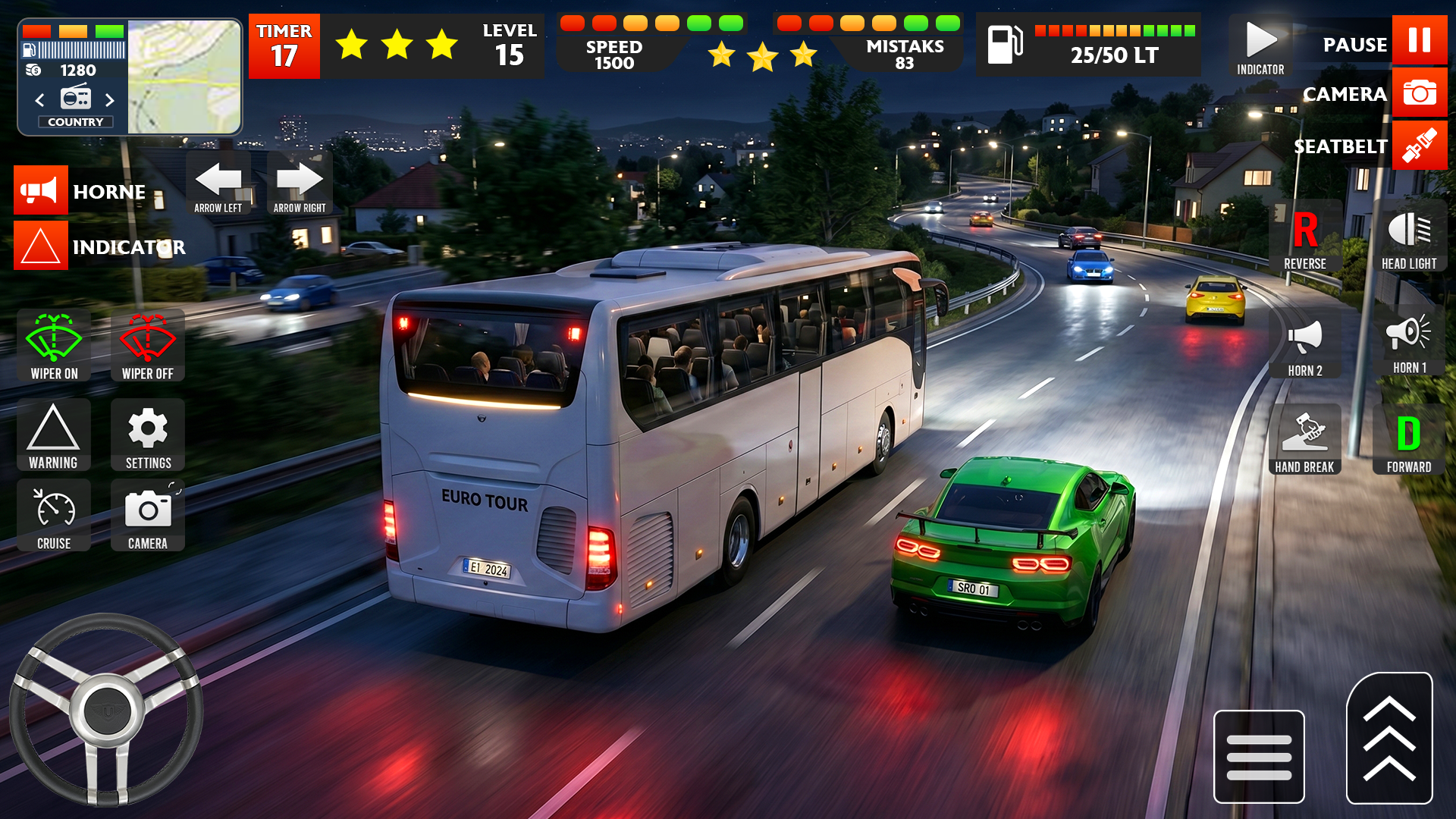اسکرین شات 2 بازی Bus Game City Bus Simulator