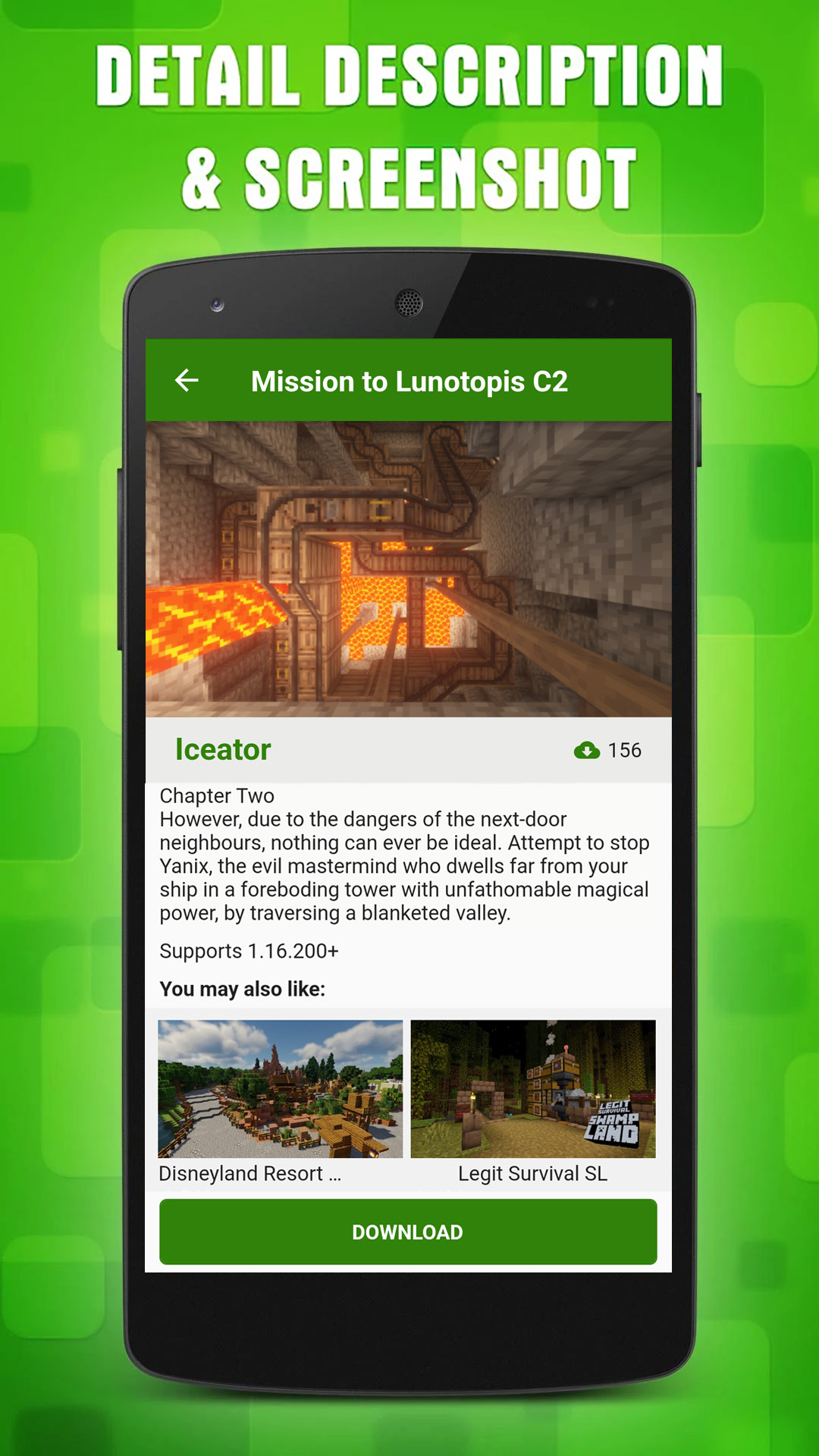 اسکرین شات 3 برنامه Maps for Minecraft PE