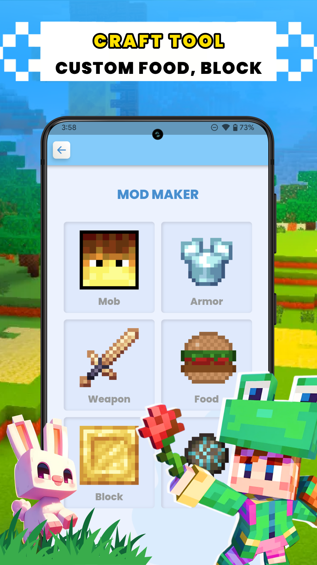 اسکرین شات 6 برنامه Mod Maker for Minecraft PE