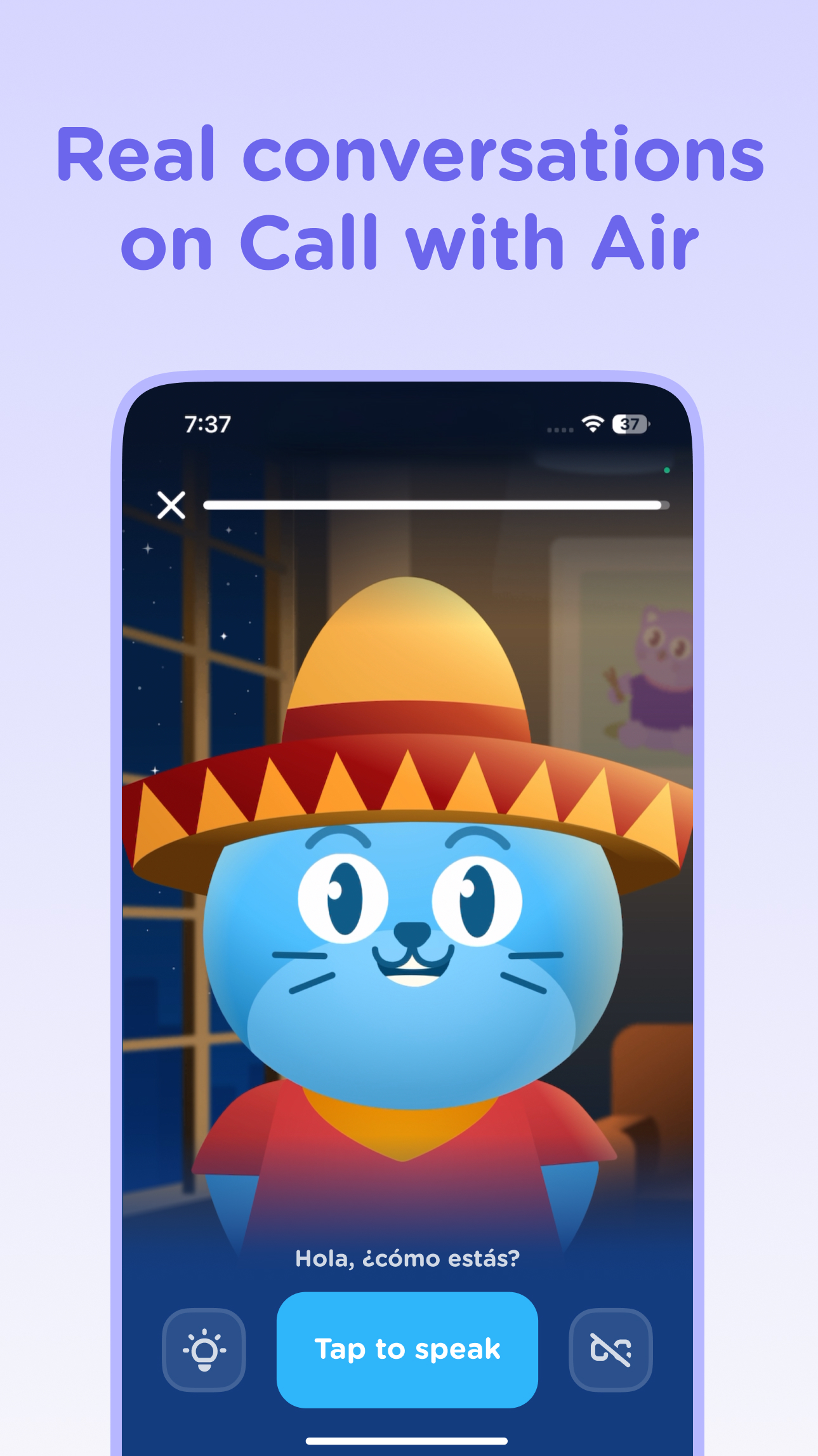 اسکرین شات 3 برنامه Airlearn - Language Learning