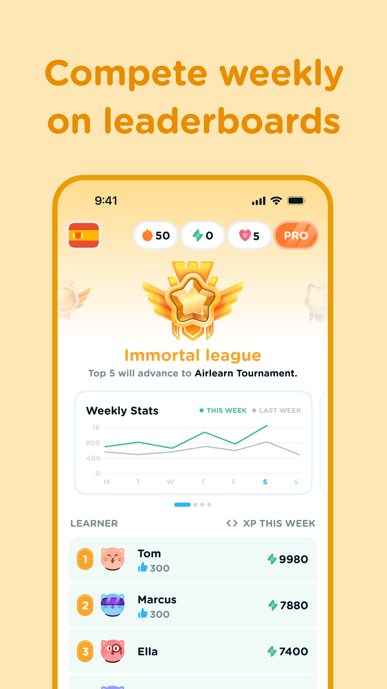 اسکرین شات 8 برنامه Airlearn - Language Learning